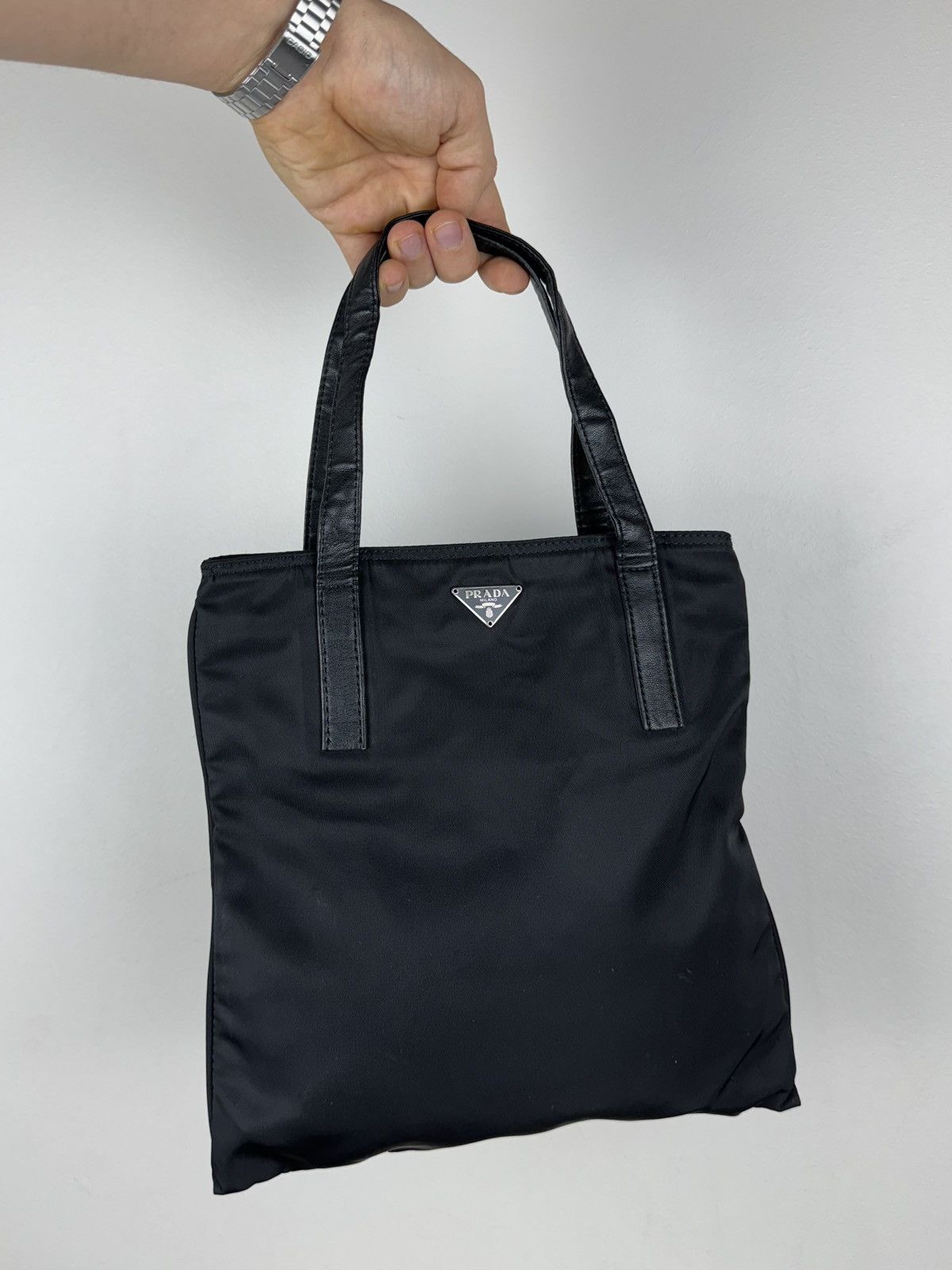 Prada Blach nylon shopper bag Prada original casual item Size ONE SIZE - 5 Thumbnail