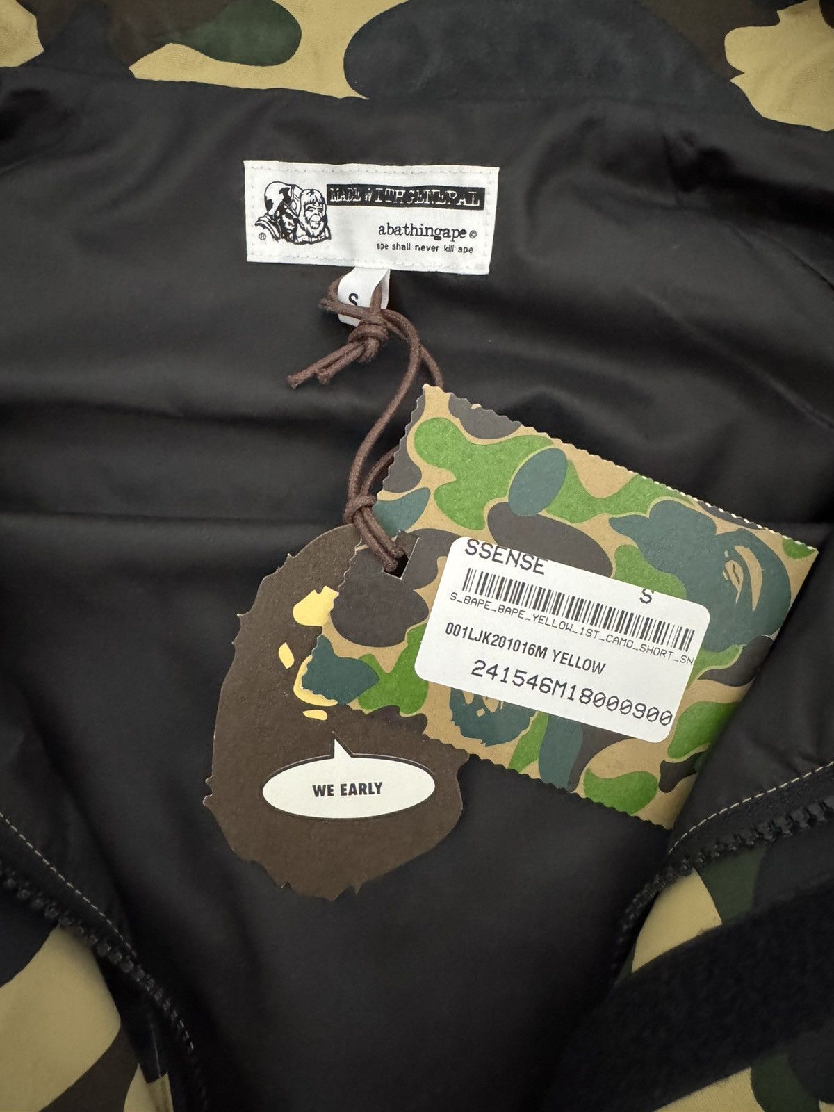 Bape Bape 1st Camouflage Windbreaker Jacket - NWT Size US S / EU 44-46 / 1 - 10 Thumbnail