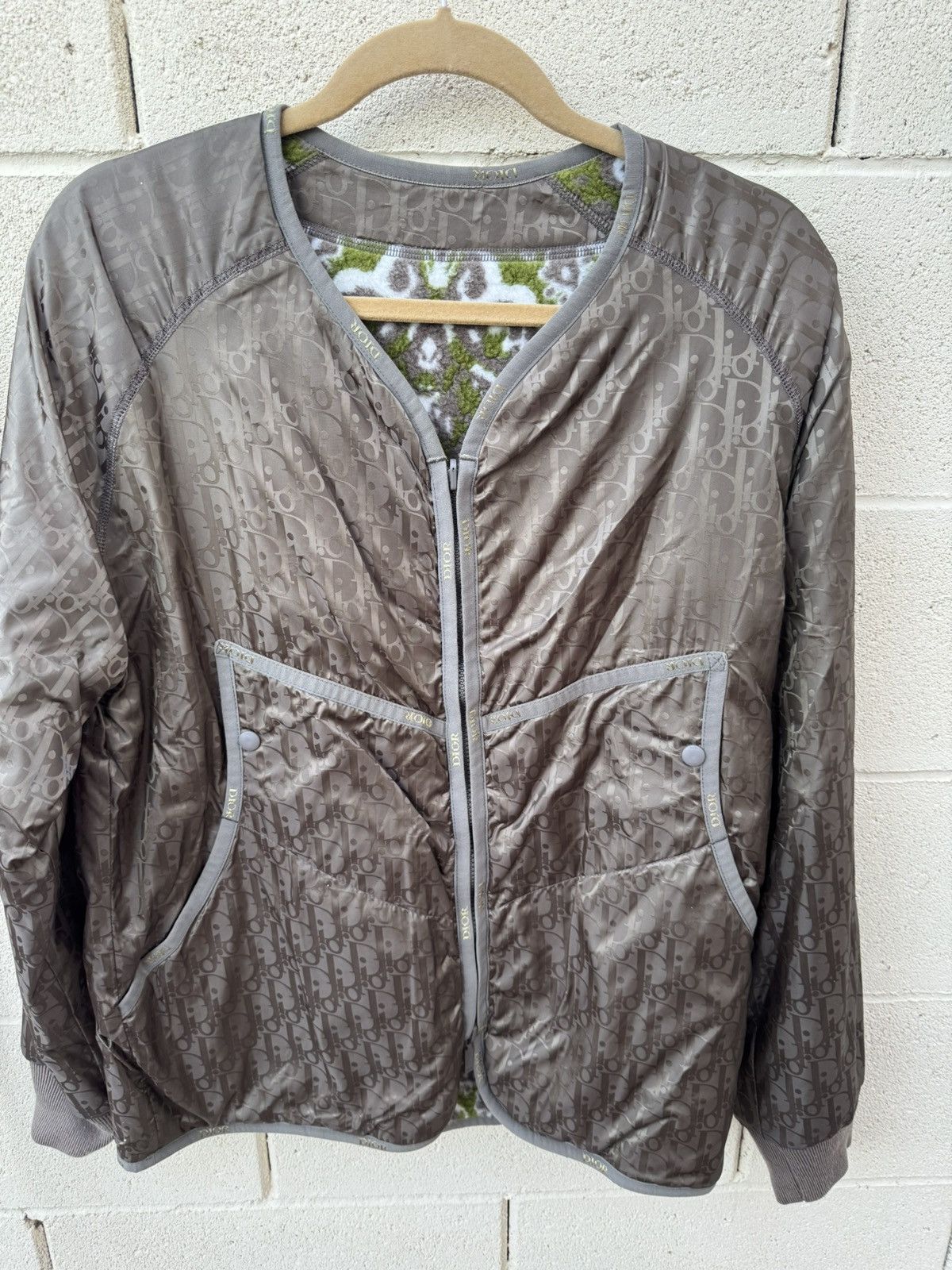 Dior Dior Reversible Blouson with Chestnut Motif Size US M / EU 48-50 / 2 - 7 Thumbnail