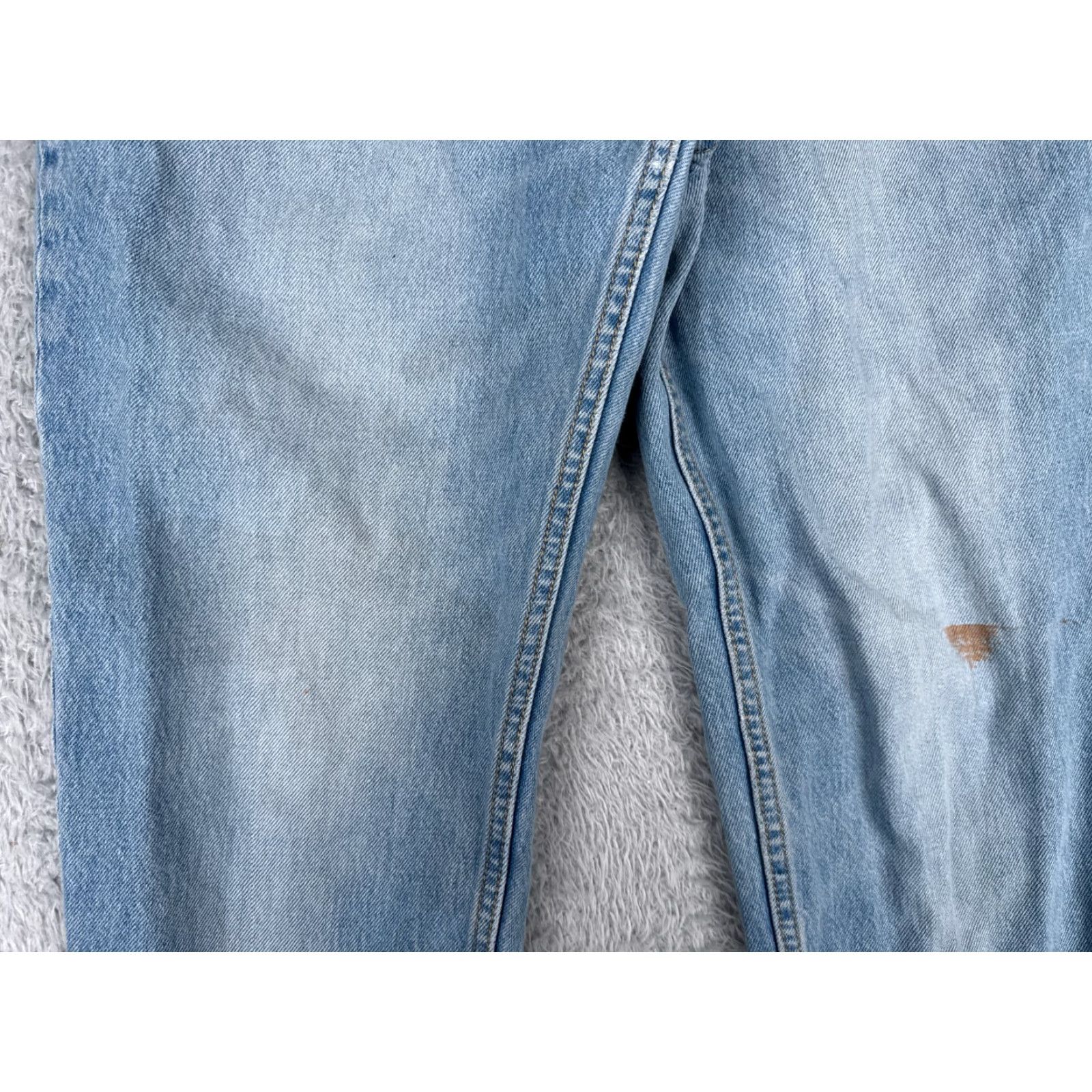 Levi's Levi's Jeans Women 29x26 5-Pocket Denim Light Wash Blue Premium Mom Style 80s Distressed Stretch Vintage No Size 29" - 3 Thumbnail