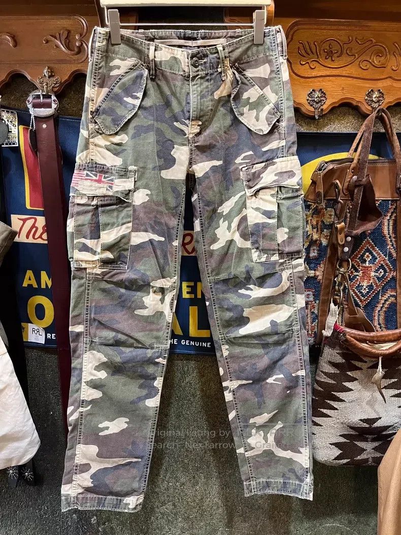 RRL Ralph Lauren RRL Ralph Lauren Outdated vintage work pants Size US 32 / EU 48 - 2 Thumbnail