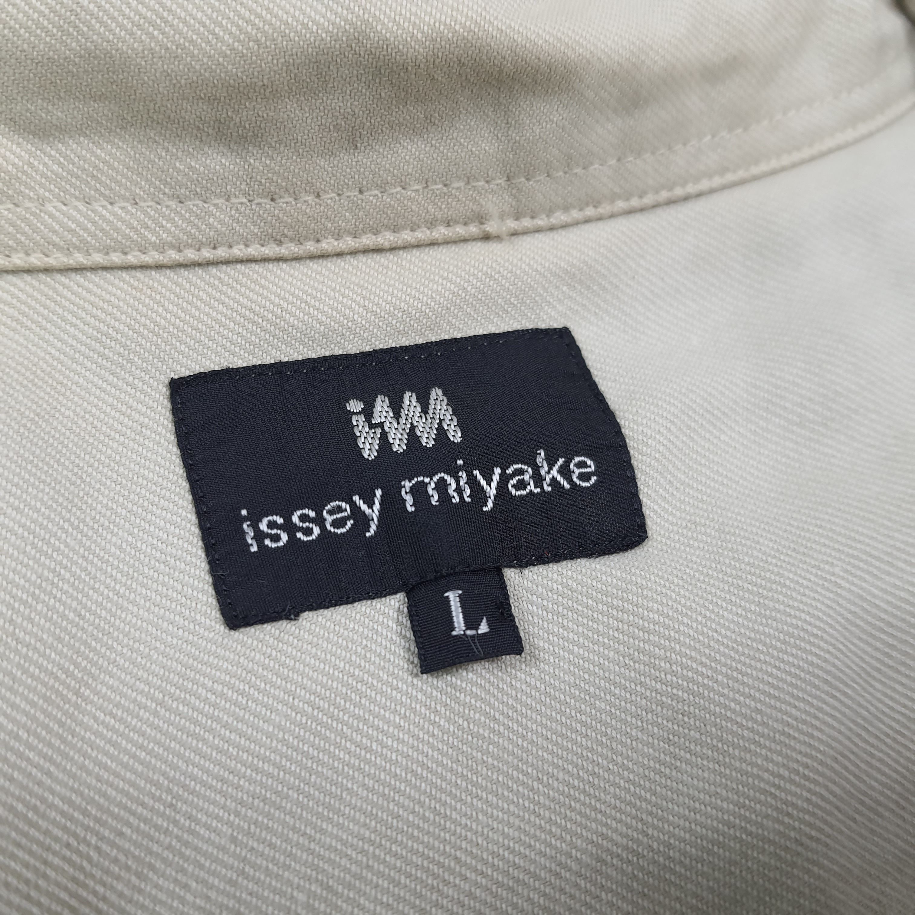 Issey Miyake Vintage 80s Issey Miyake Twill Military Style Shirt C299N75 Size US L / EU 52-54 / 3 - 5 Thumbnail
