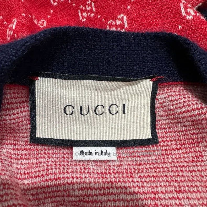 Gucci Gucci Logo full-print alpaca blend knitted cardigan coat Size XS / US 0-2 / IT 36-38 - 3 Thumbnail