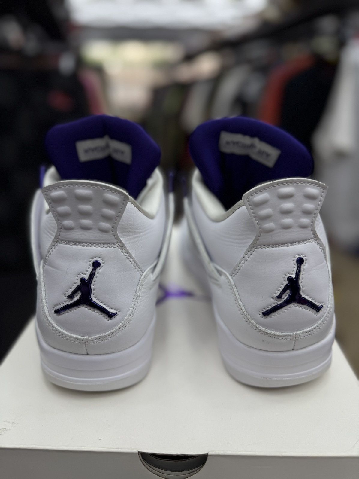 Jordan Brand Jordan 4 Metallic Purple Size 12 (CT8527-115) Size US 12 / EU 45 - 13 Thumbnail