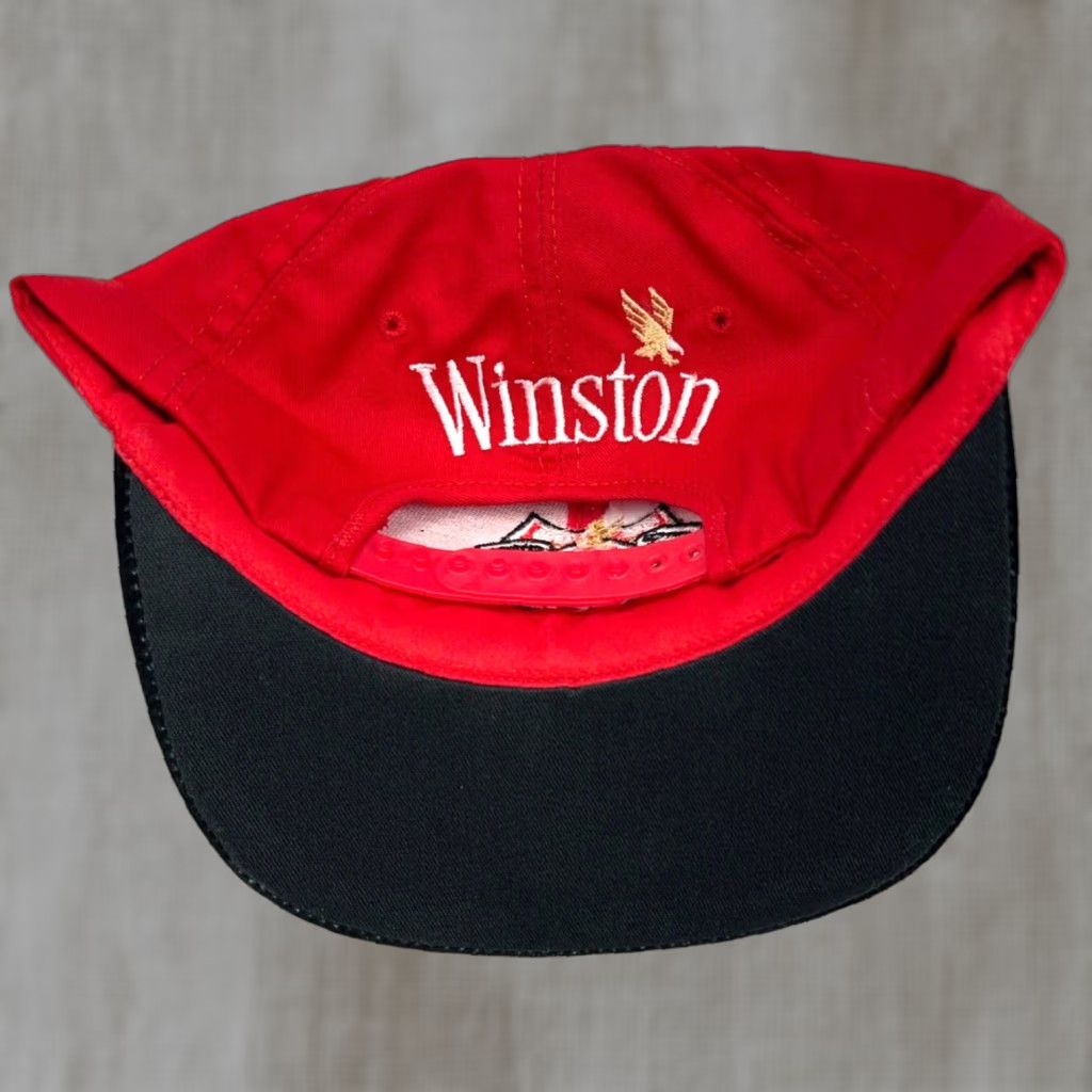 Vintage VINTAGE Stylemaster Hat Cap Snapback Red 90s 80s American Classic Retro Advertising Adjustable Lightweight Cotton Twill Mens Cap Snapback Size ONE SIZE - 1 Thumbnail