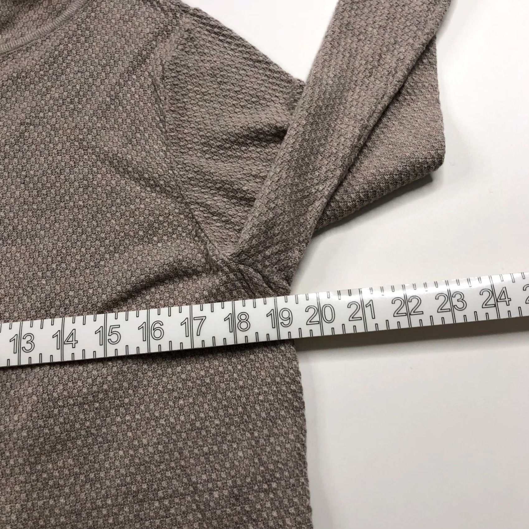 J. Jill J. Jill L Women's Knit Boat Neck Pullover Lightweight Sweater Tan Oatmeal Shirt/Top Size L / US 10 / IT 46 - 6 Thumbnail