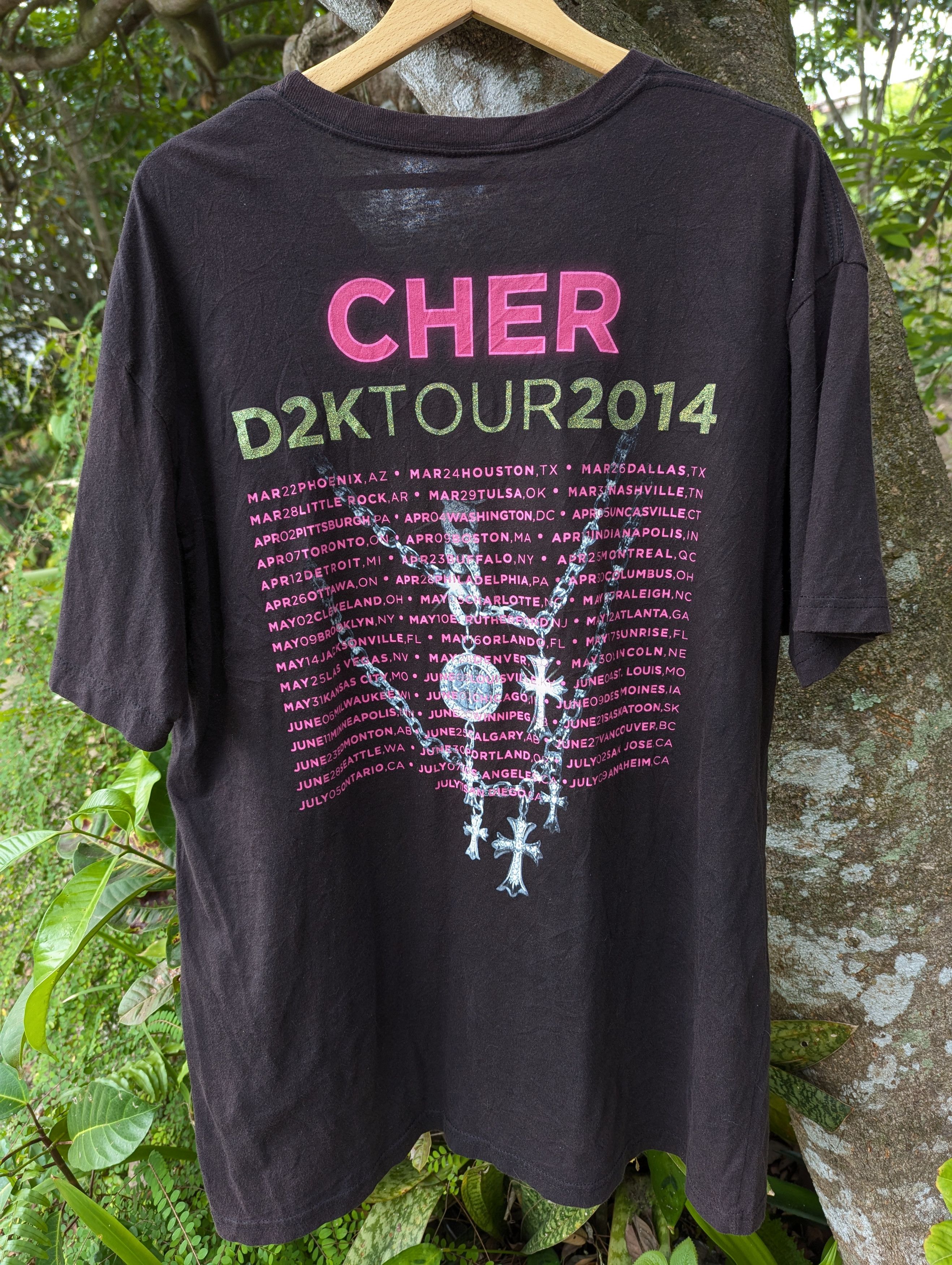 Band Tees Cher American Singer Tshirt Size US XL / EU 56 / 4 - 4 Thumbnail