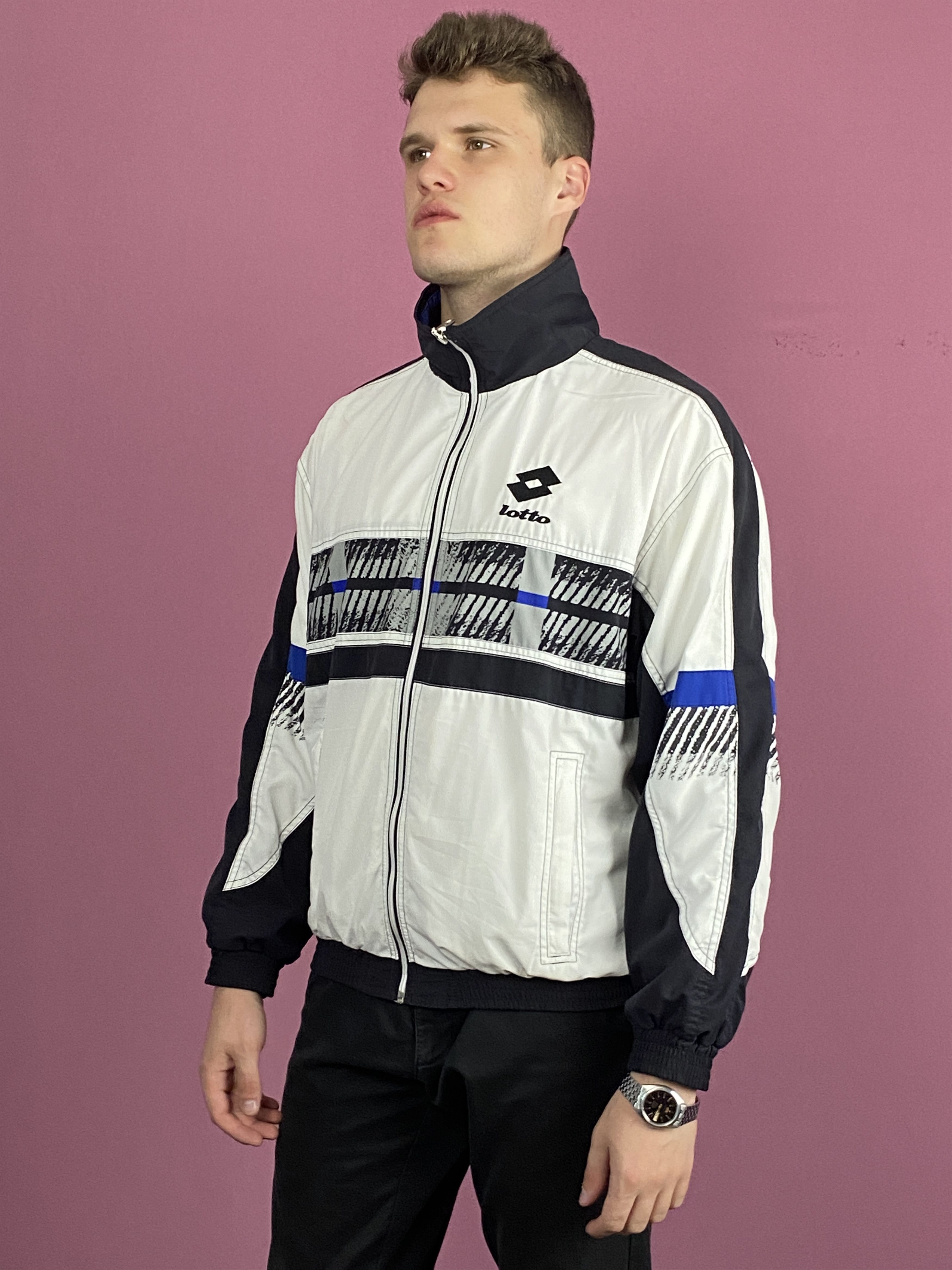 Lotto Sport × Vintage Lotto Vintage Men's Windbreaker Jacket - L Size US L / EU 52-54 / 3 - 2 Thumbnail