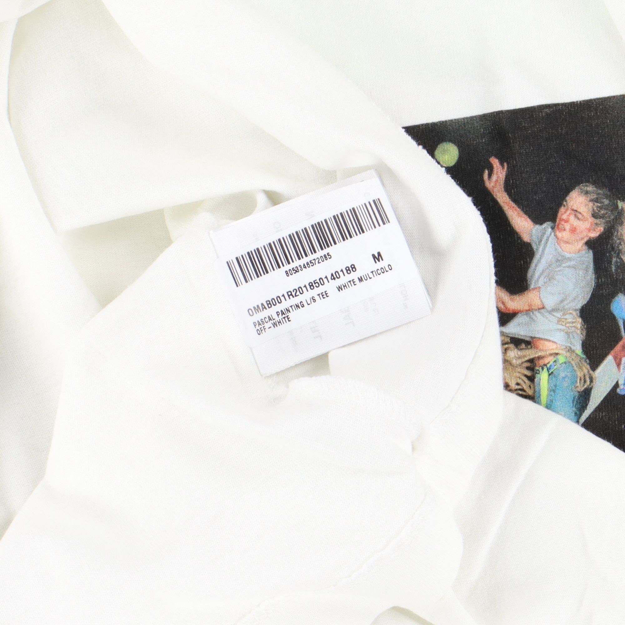 Off-White White Pascal Painting Golden Ratio Long Sleeve T-shirt Size US M / EU 48-50 / 2 - 7 Thumbnail