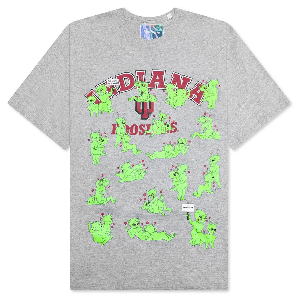 Better With Age * Area 69 Indiana Hoosiers Vintage Tee Grey Size US XXL / EU 58 / 5 - 1 Thumbnail