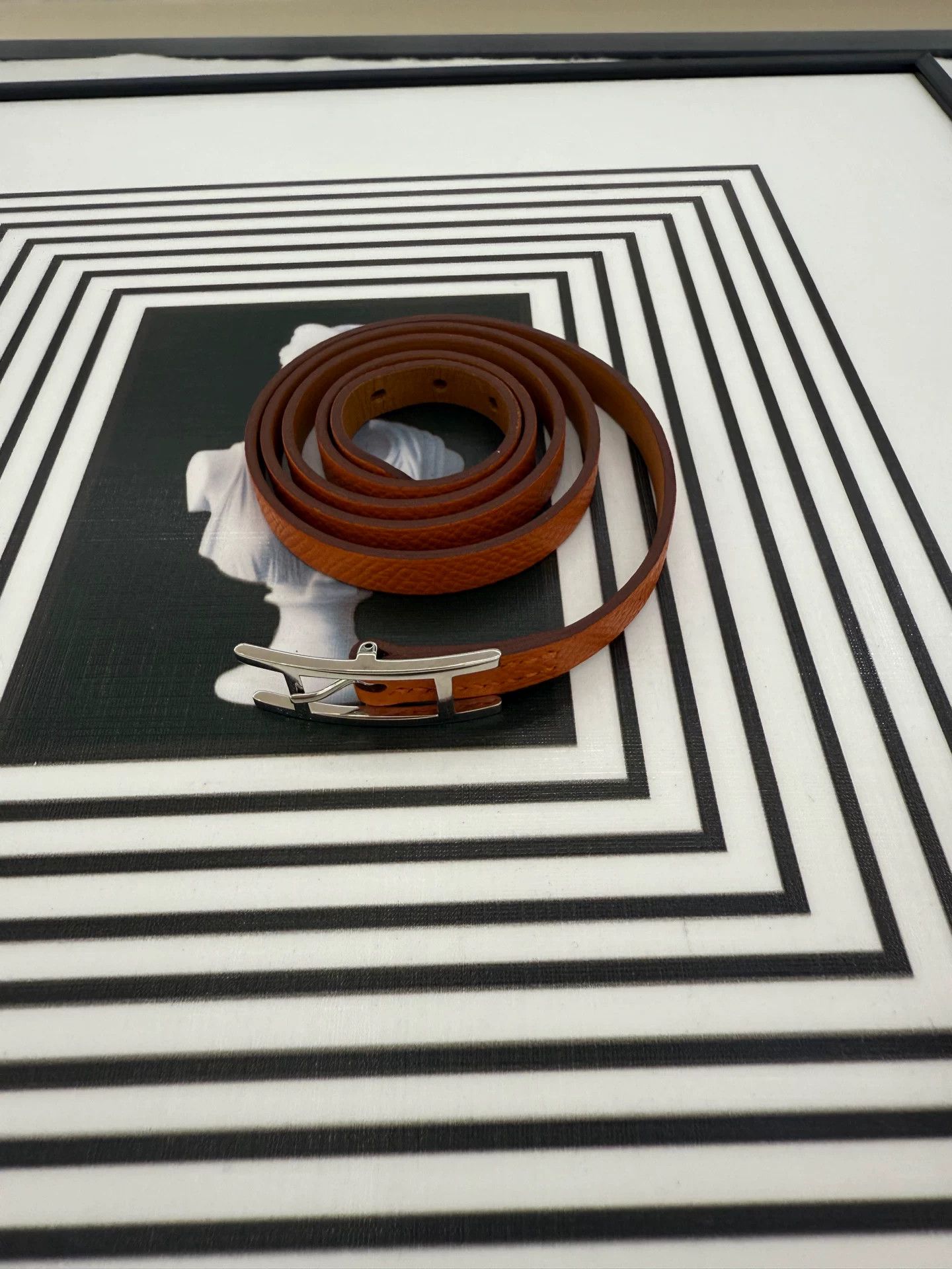 Hermes Hermès Leather Bracelet Necklace Size ONE SIZE - 1 Thumbnail