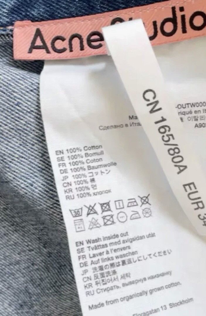 Acne Studios Acne studios demin jacket 2412-Nextarrow Size US S / EU 44-46 / 1 - 3 Thumbnail