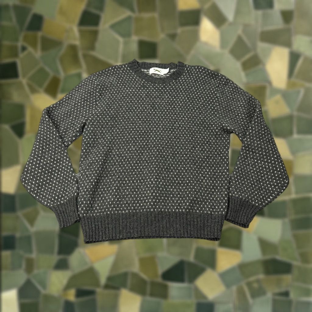 JCPenney VINTAGE The Fox Sweater JCPenney Sweater Mens XL Gray Wool Blend Knit 80s Size US XL / EU 56 / 4 - 1 Thumbnail