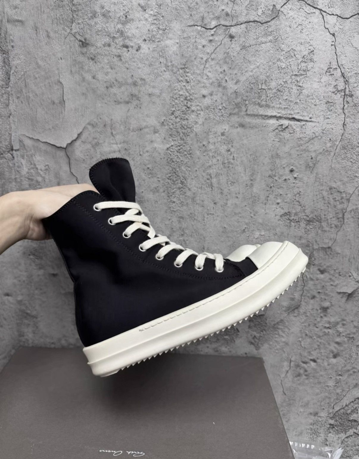 Rick Owens Rick Owens DRKSHDW High Top Ramones K37 Size US 6 / IT 36 - 2 Thumbnail