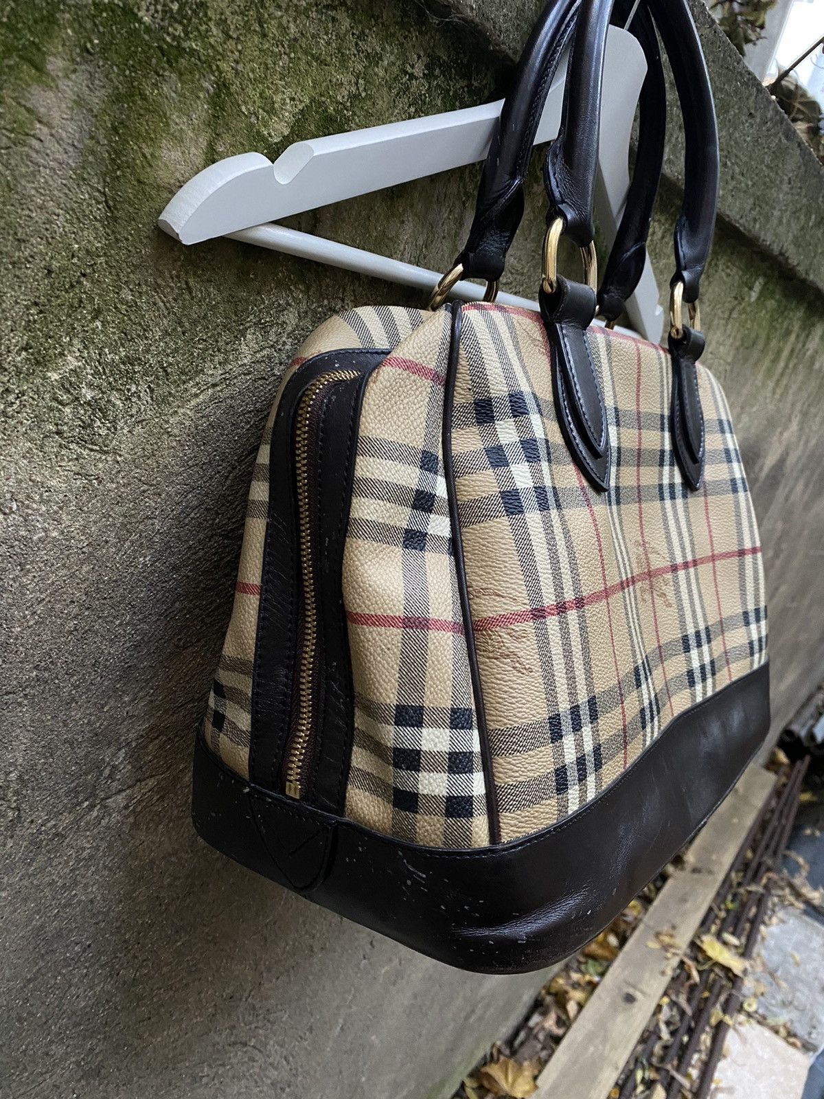 Burberry Burberry Nova Check Monogramm Handbag Size ONE SIZE - 3 Thumbnail