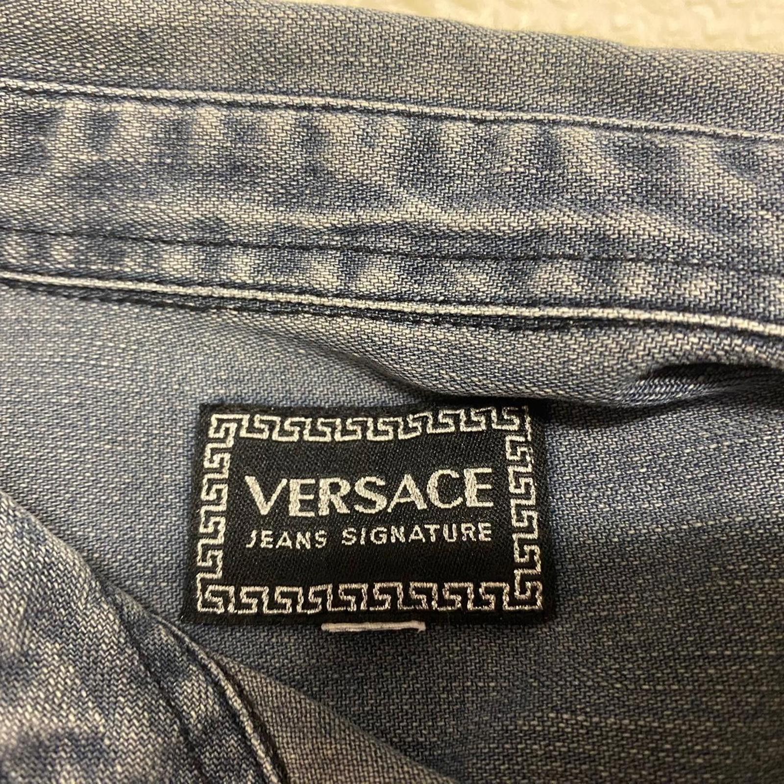 Versace Versace Men's Denim Jacket Size US M / EU 48-50 / 2 - 6 Thumbnail