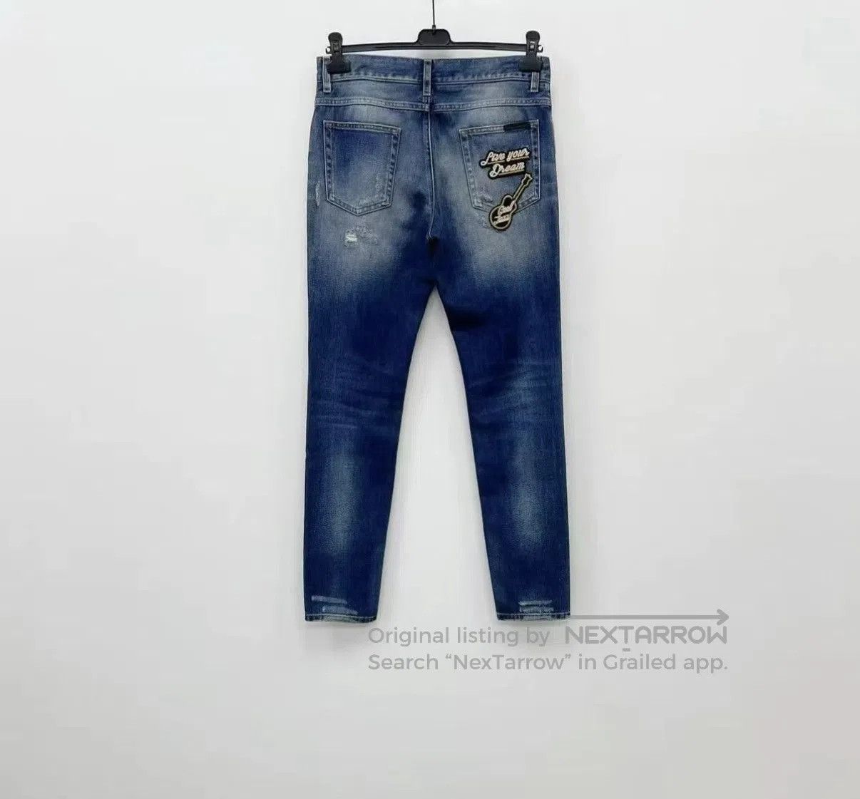 Dolce & Gabbana Blue Distressed Denim Jeans Size 32. Size US 32 / EU 48 - 6 Thumbnail