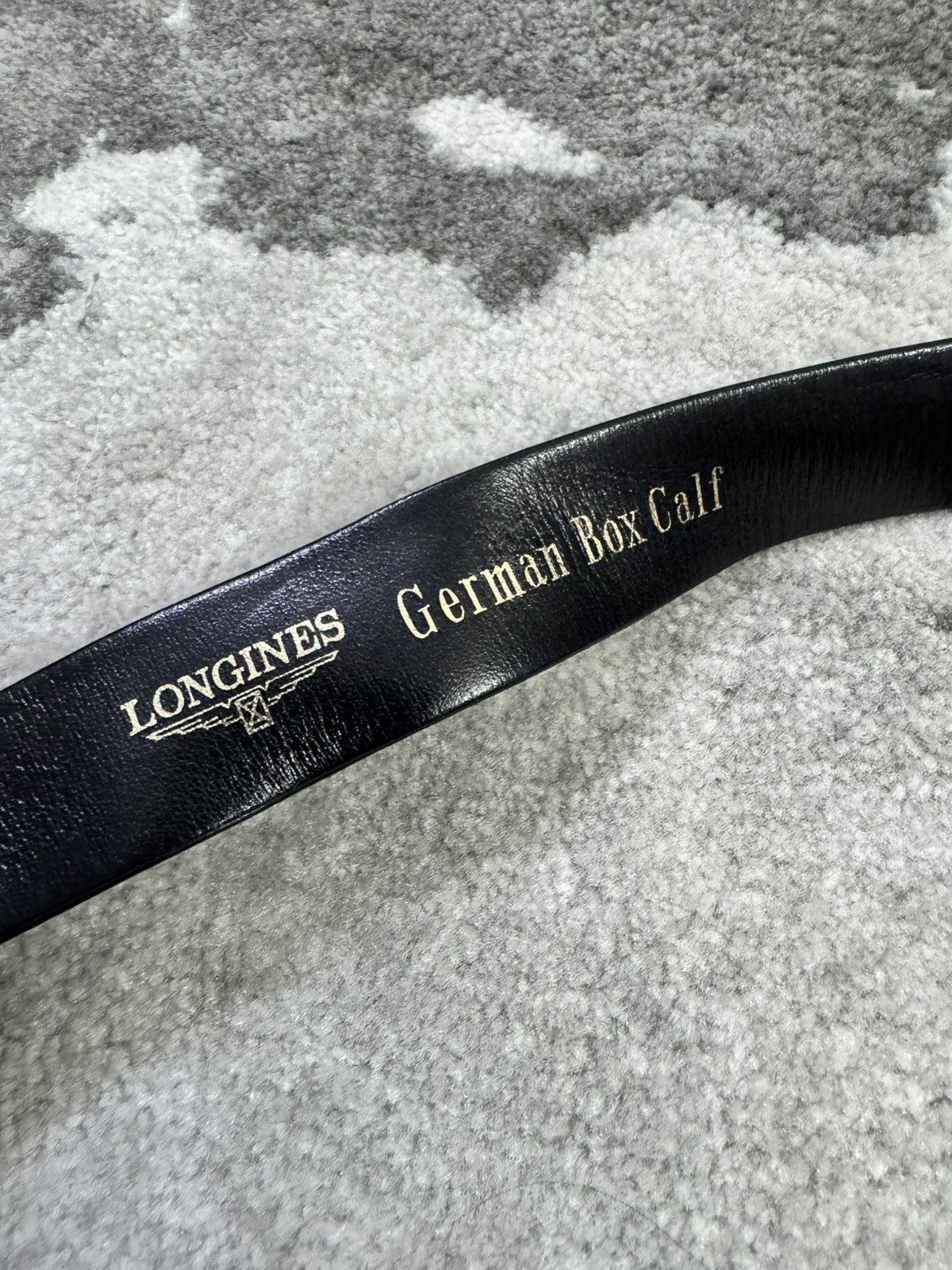 Longines VINTAGE LONGINES LEATHER BELT SUITED 30”-32” Size 32 - 4 Thumbnail
