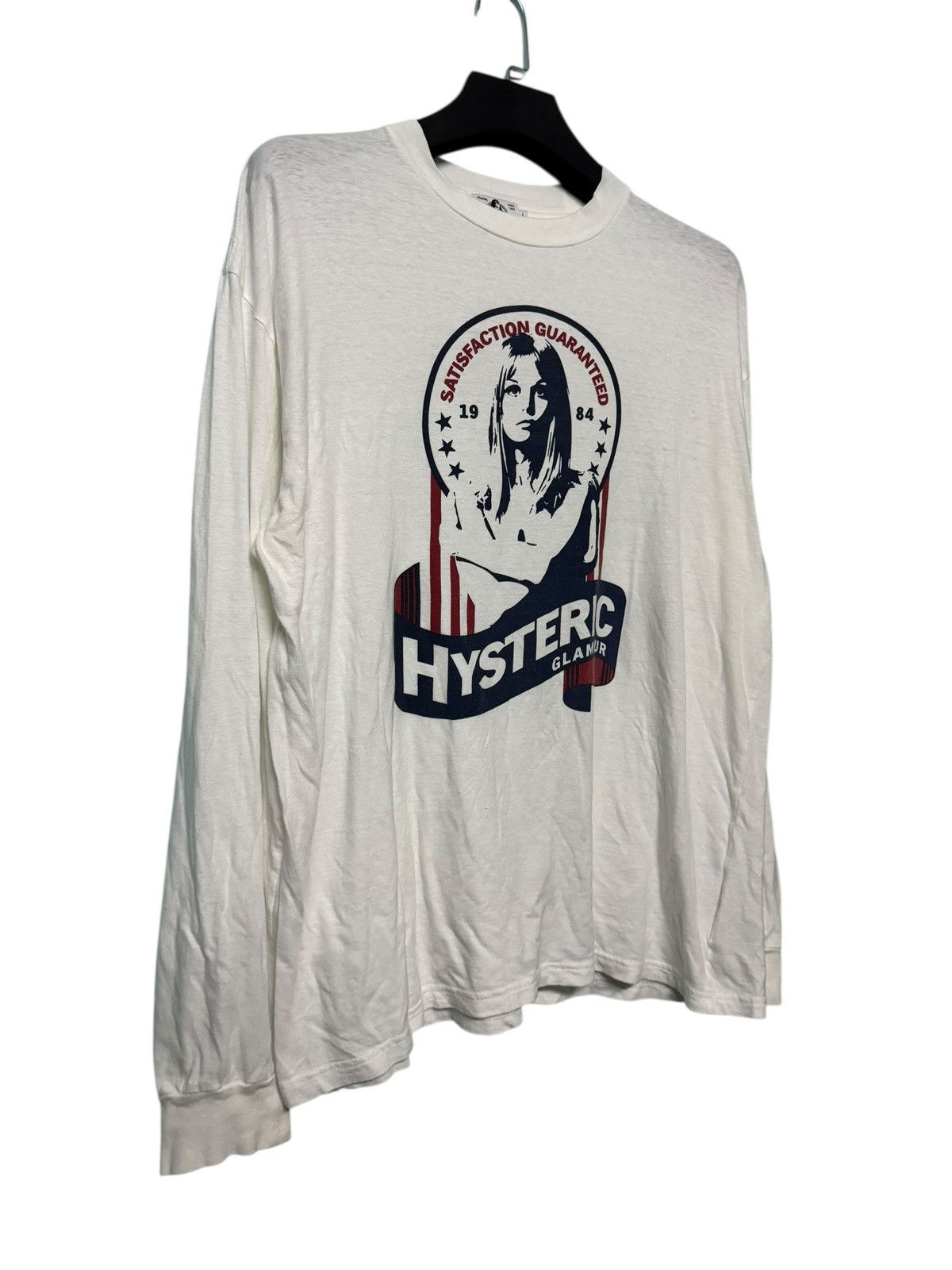 Hysteric Glamour VINTAGE HYSTERIC GLAMOUR SATISFACTION GUARANTEED BIG LOGO Size US L / EU 52-54 / 3 - 3 Thumbnail