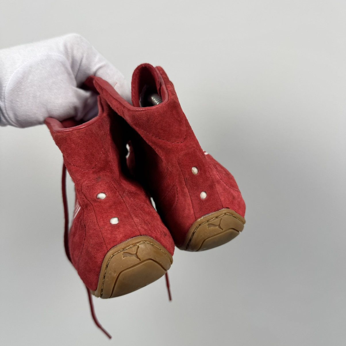 Vintage Puma Y2K Speedcat Suede High Boxing Sneakers