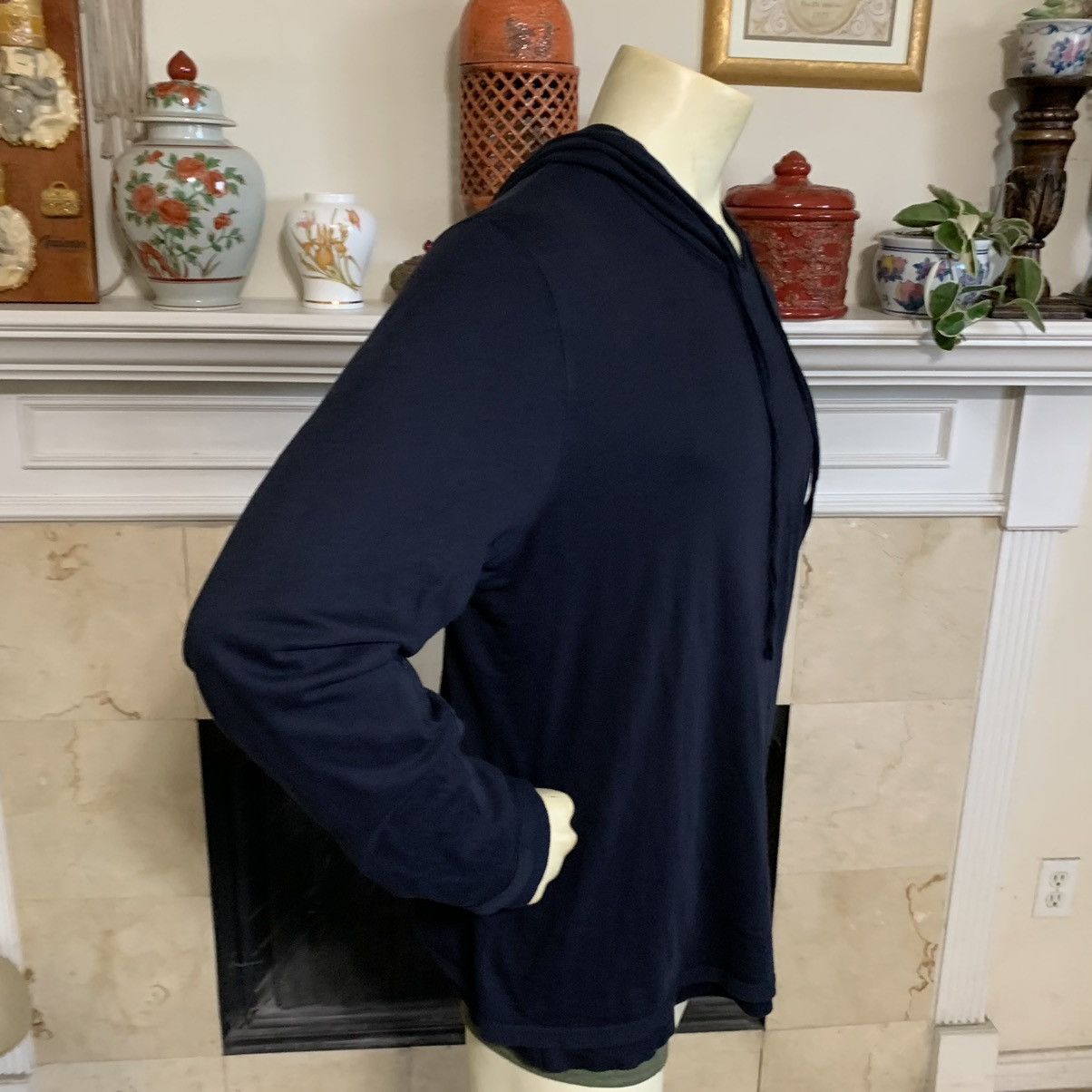 Vince Layered 100% Pima cotton Pull over Hoodie Size US XL / EU 56 / 4 - 4 Thumbnail