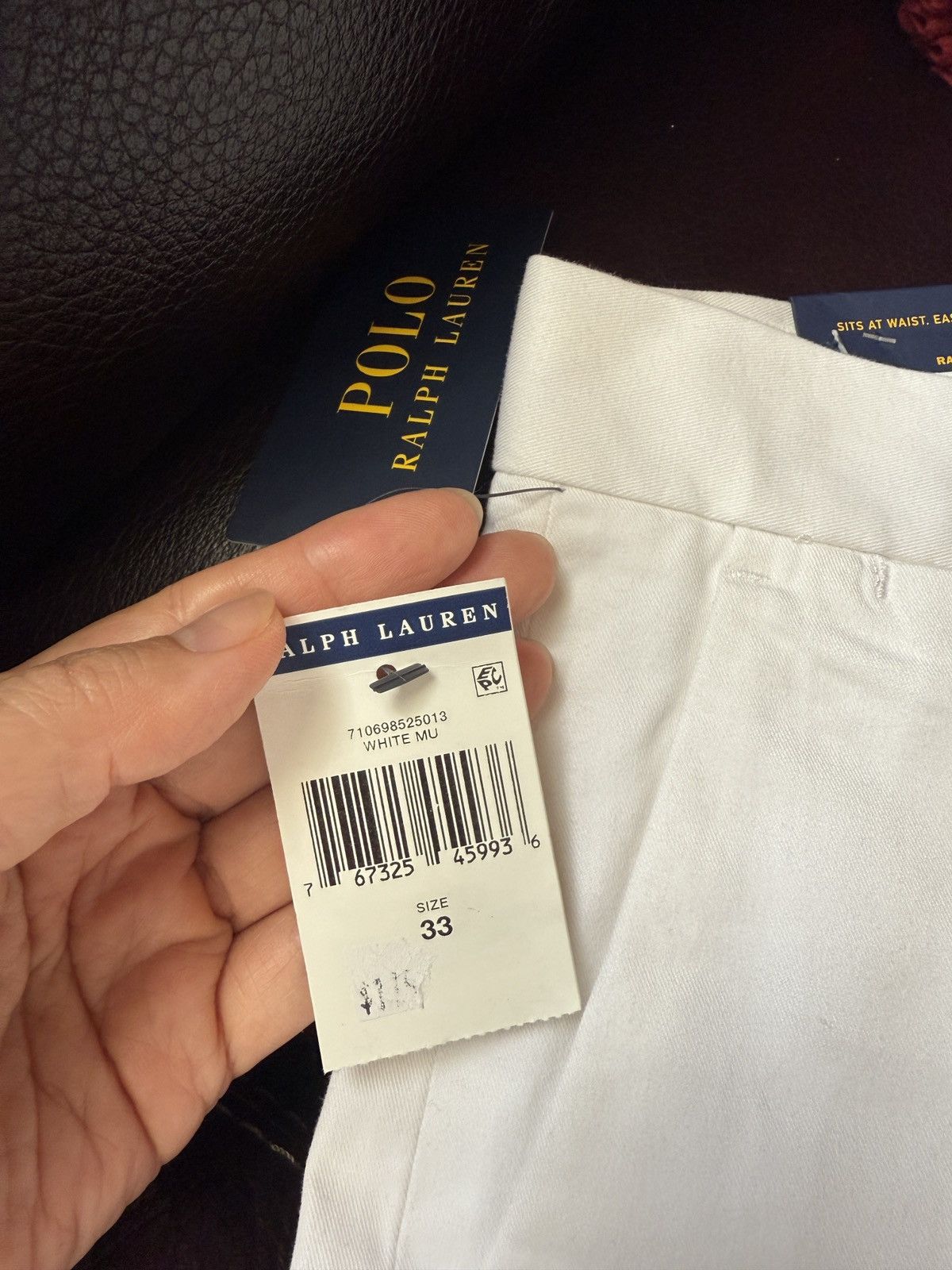 Polo Ralph Lauren NWT Polo Ralph Pony Classic Fit 9" White Blue Shorts 33W Size US 33 - 4 Thumbnail