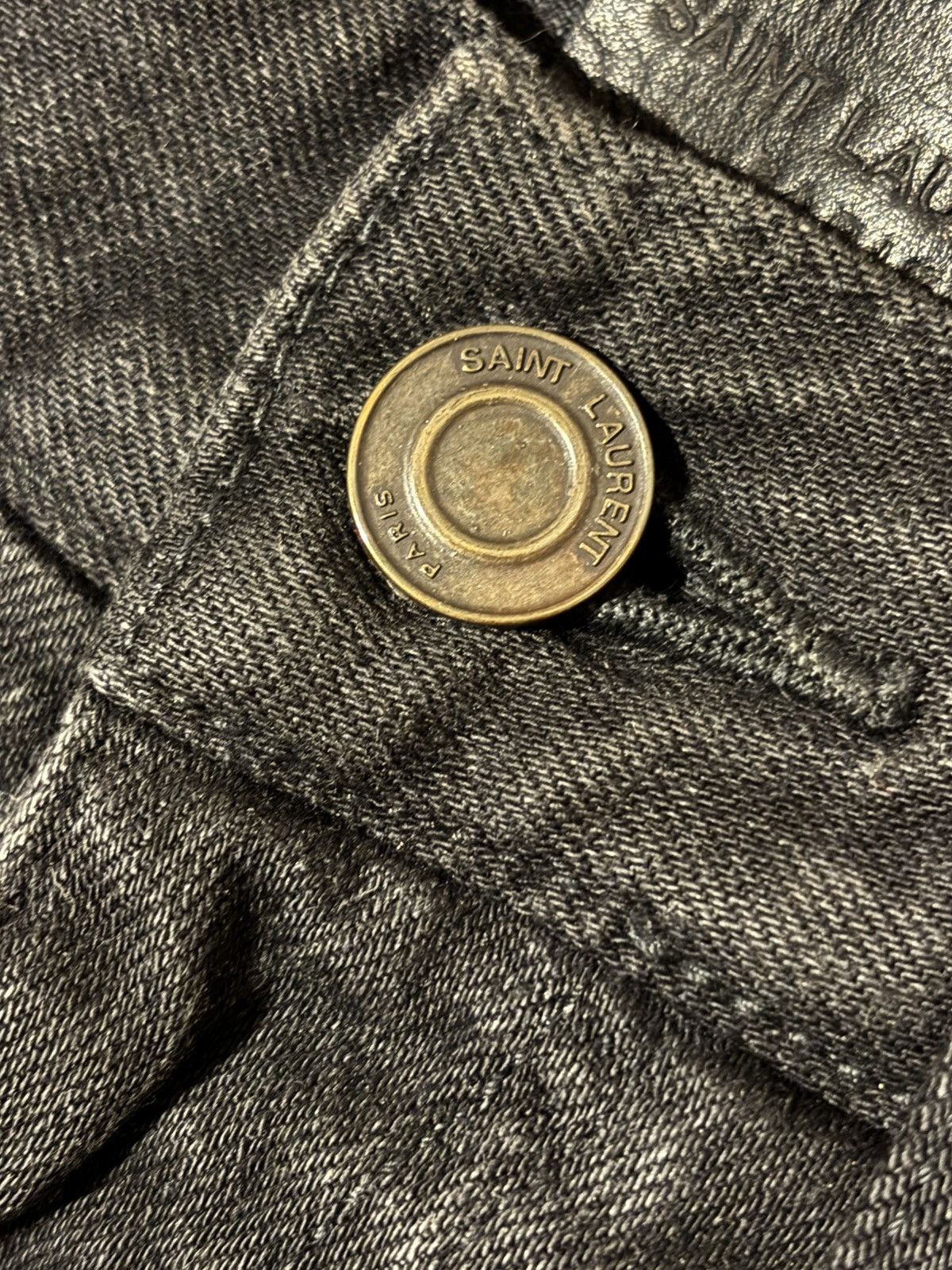 Saint Laurent Paris Aw14 slp knifecut denim Size US 27 - 6 Thumbnail