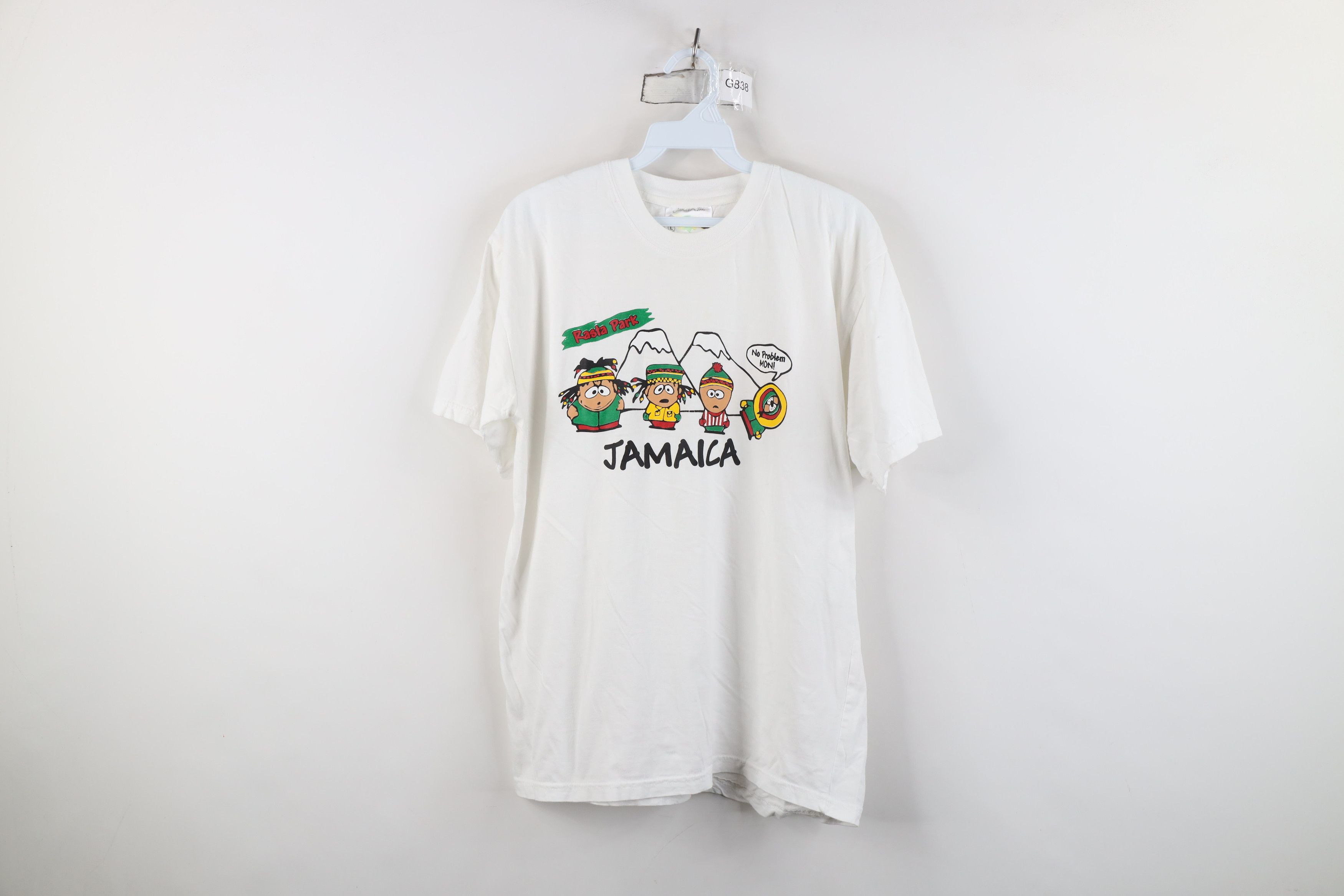 Vintage Vintage 90s Y2K South Park Rasta Park Short Sleeve T-Shirt Size US L / EU 52-54 / 3 - 1 Thumbnail