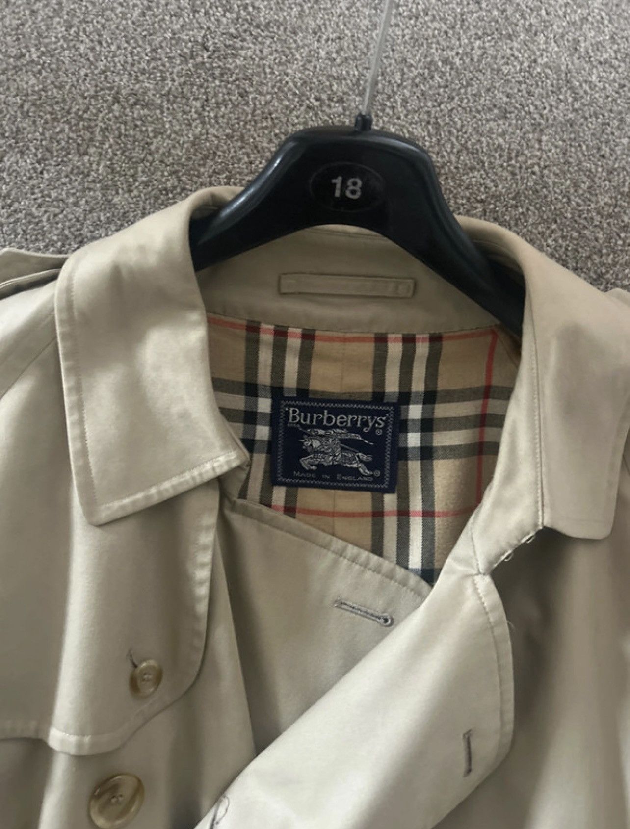 Burberry Burberry Trench coat check lined trench coat Size US XXL / EU 58 / 5 - 15 Thumbnail