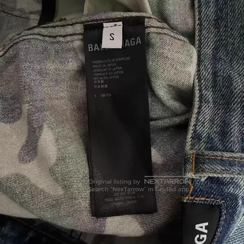 Balenciaga Balenciaga size S Double Layer Camouflage King of the Worl Size US 27 - 4 Thumbnail
