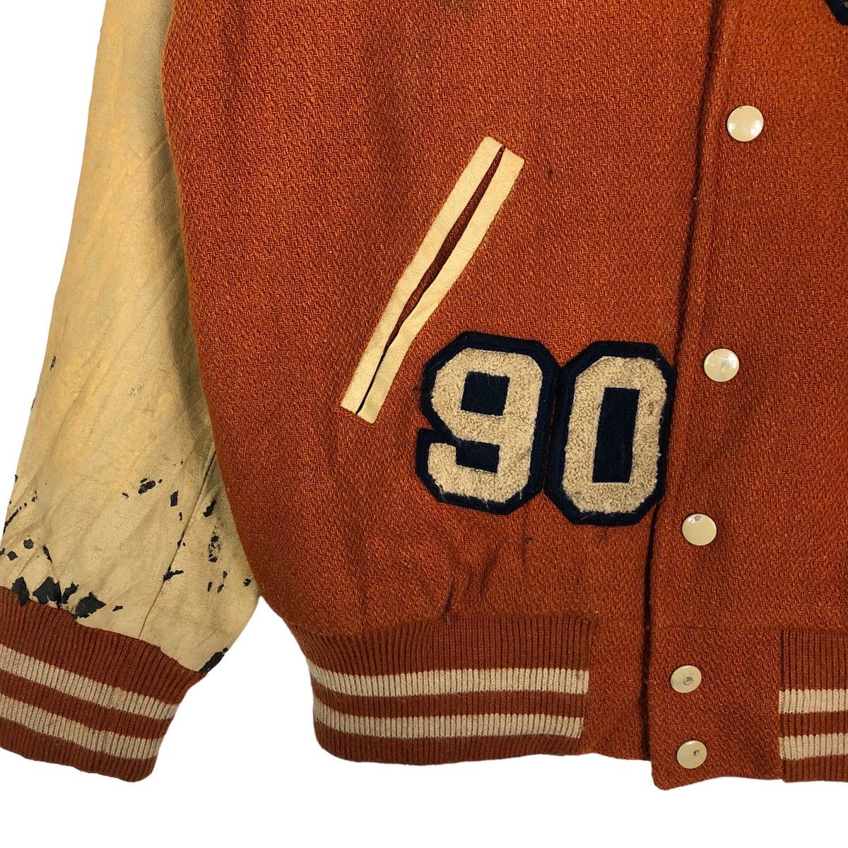 Japanese Brand Vtg Varsity Jacket Leather Rich Girl Japan Hysteric Glamour Size US M / EU 48-50 / 2 - 13 Thumbnail