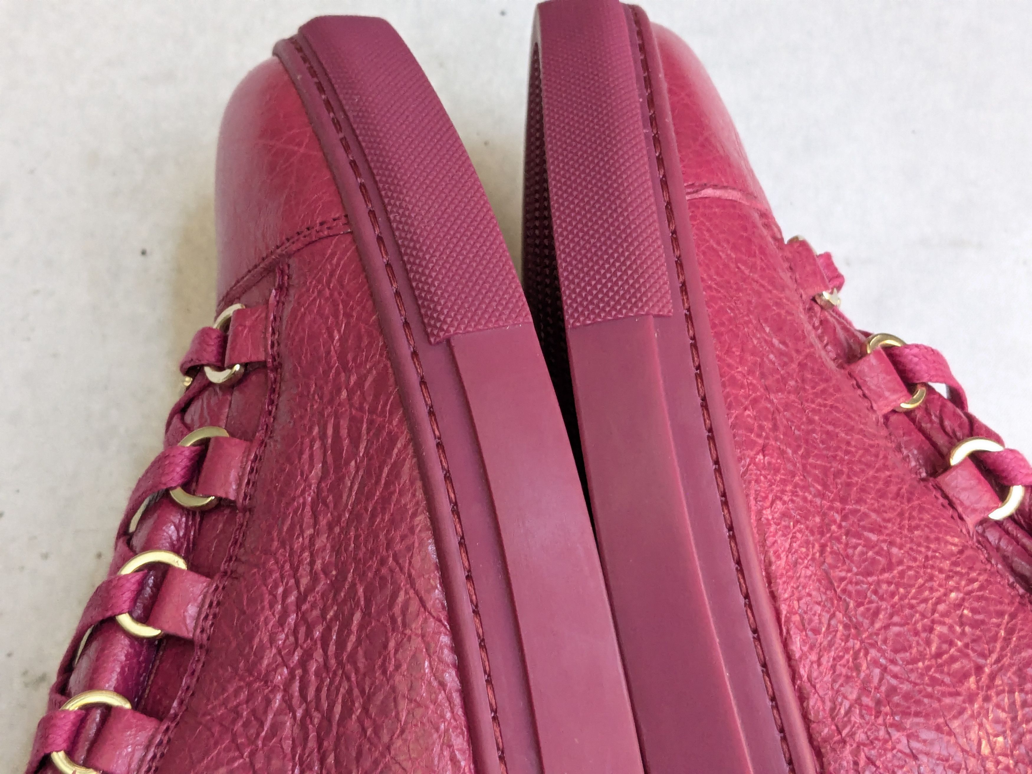 Balenciaga Balenciaga Arena Sneakers Pink Leather 10 Low Tops Size US 10 / EU 43 - 10 Thumbnail