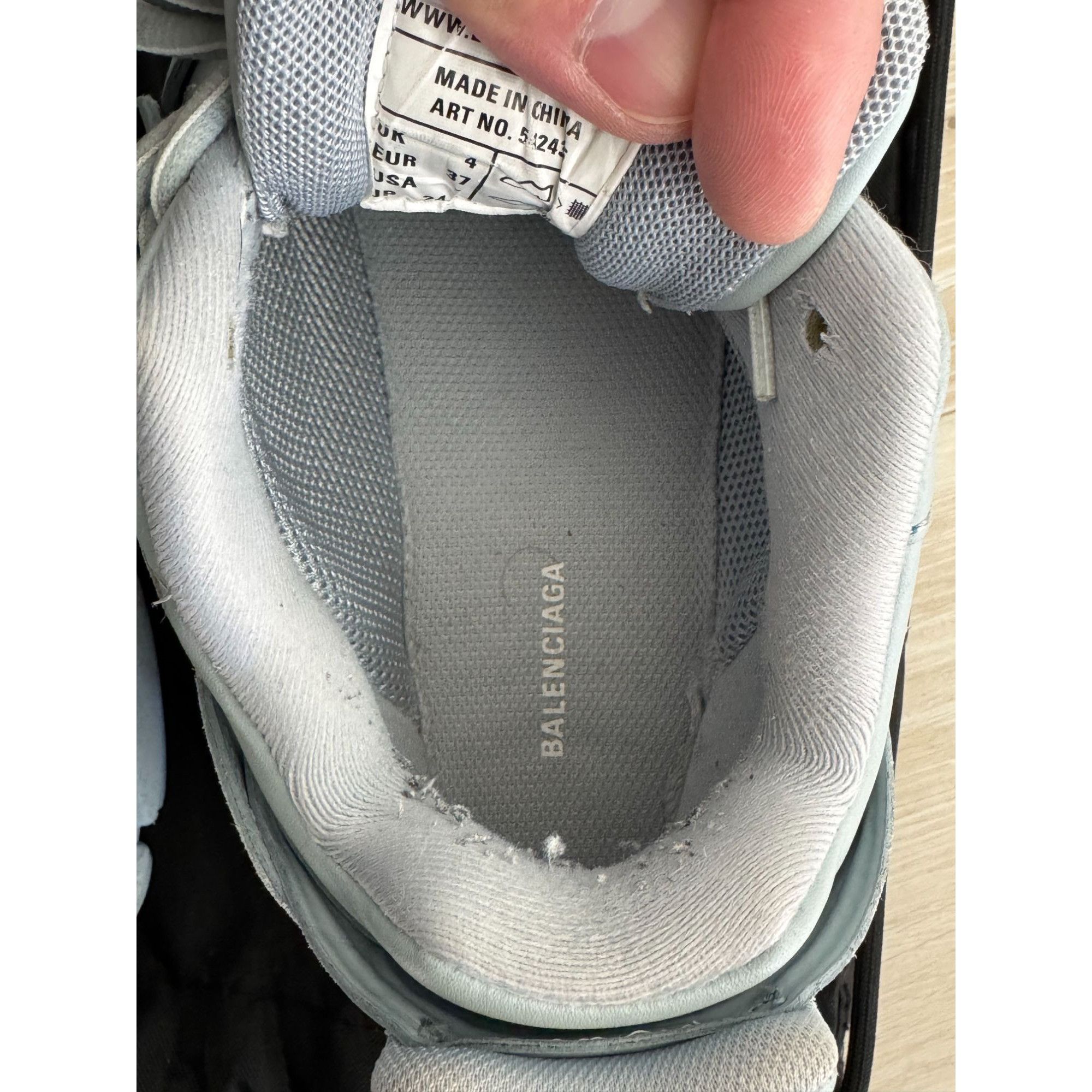 Balenciaga Balenciaga Track Sneakers Light Blue Size 7 Women’s Size US 7 / IT 37 - 7 Thumbnail