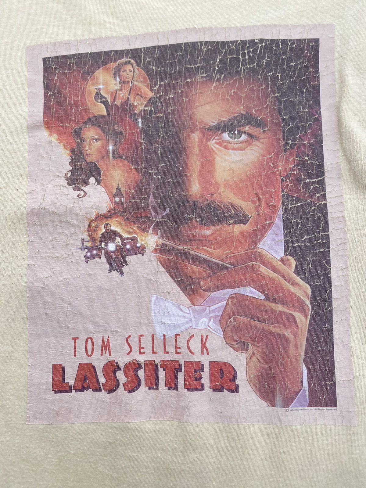 Vintage Vtg 80s Tom Selleck Lassiter “The Magnificent Thief “ Tee Size US S / EU 44-46 / 1 - 15 Thumbnail