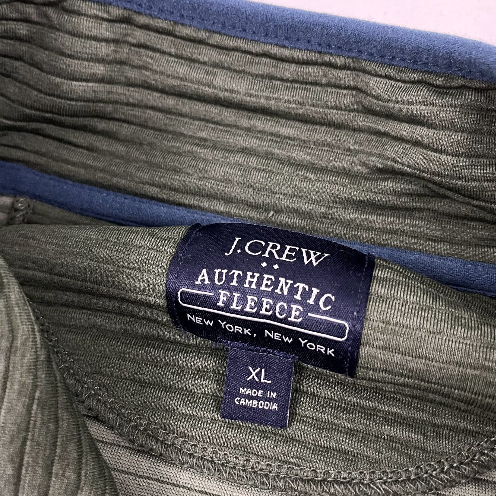 J.Crew VINTAGE J.CREW Quilted Knit Pullover Mens XL Green 1/4 Snap Preppy Casual Hiking BB725 Regular Mens Swing Tag? Size US XL / EU 56 / 4 - 2 Thumbnail