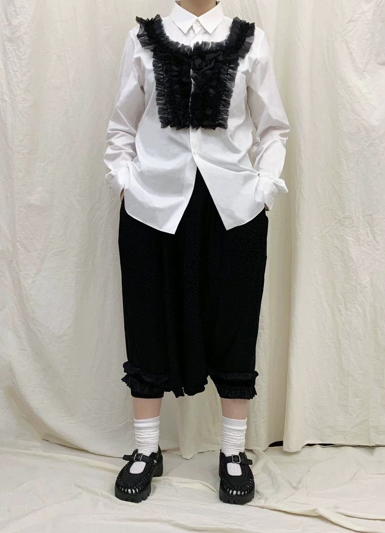 Comme des Garcons Comme Des Garcons Black embossed shirt 2506-Nextarrow Size L / US 10 / IT 46 - 9 Thumbnail