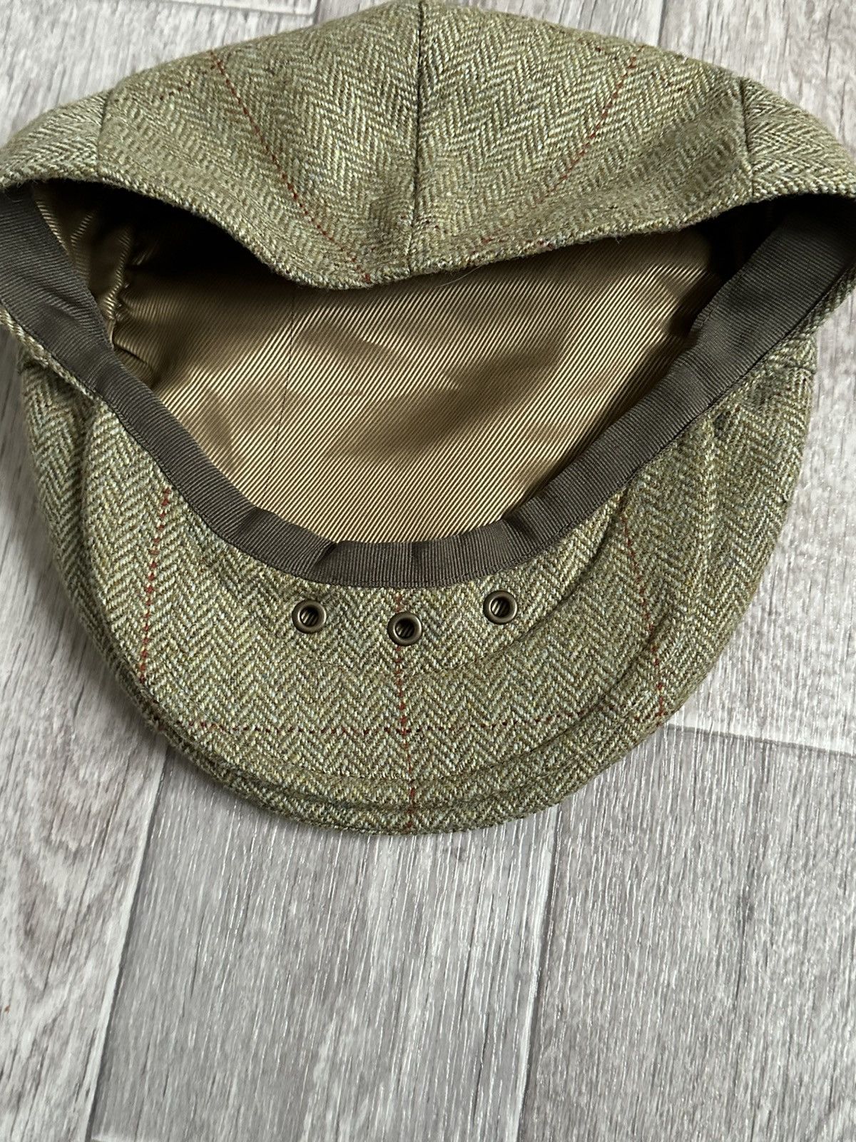 Barbour × Vintage Barbour Vintage Cap/Hat, brown, rare Size ONE SIZE - 6 Thumbnail