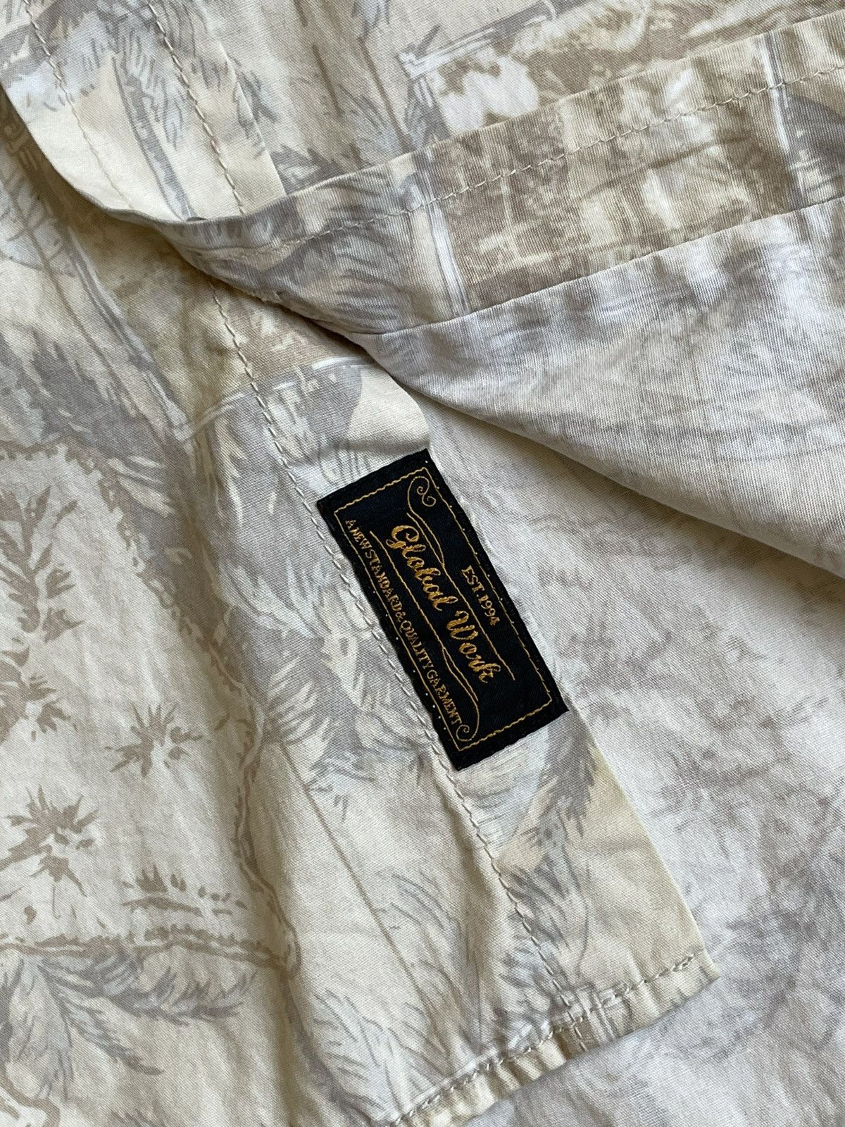 Global Work × Japanese Brand Global Work hooded shirt Japanese brand Size US M / EU 48-50 / 2 - 8 Thumbnail