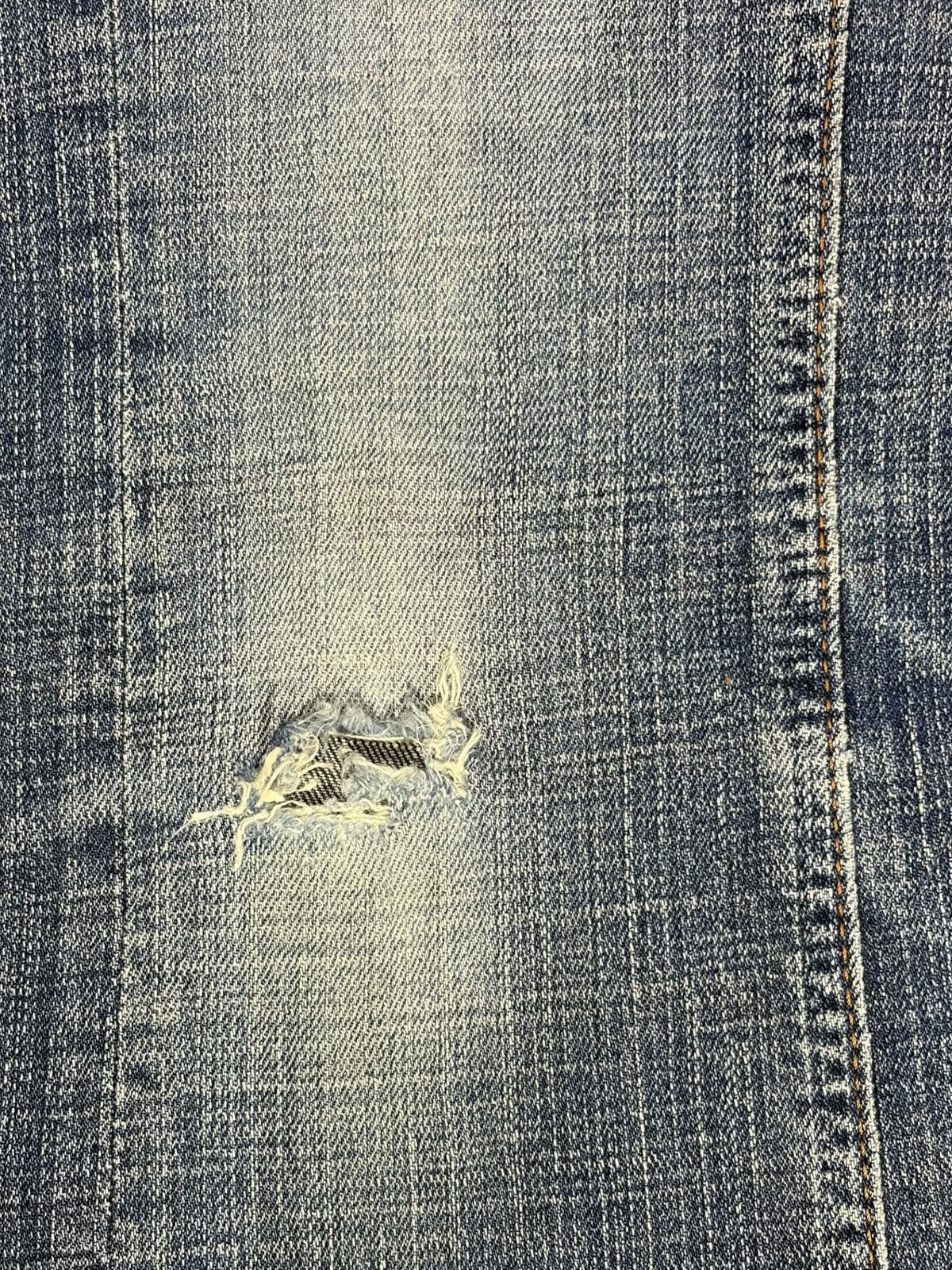 Diesel Vintage Japanese Brand Mud Wash Distress Flare Jeans Size 28" / US 6 / IT 42 - 3 Thumbnail
