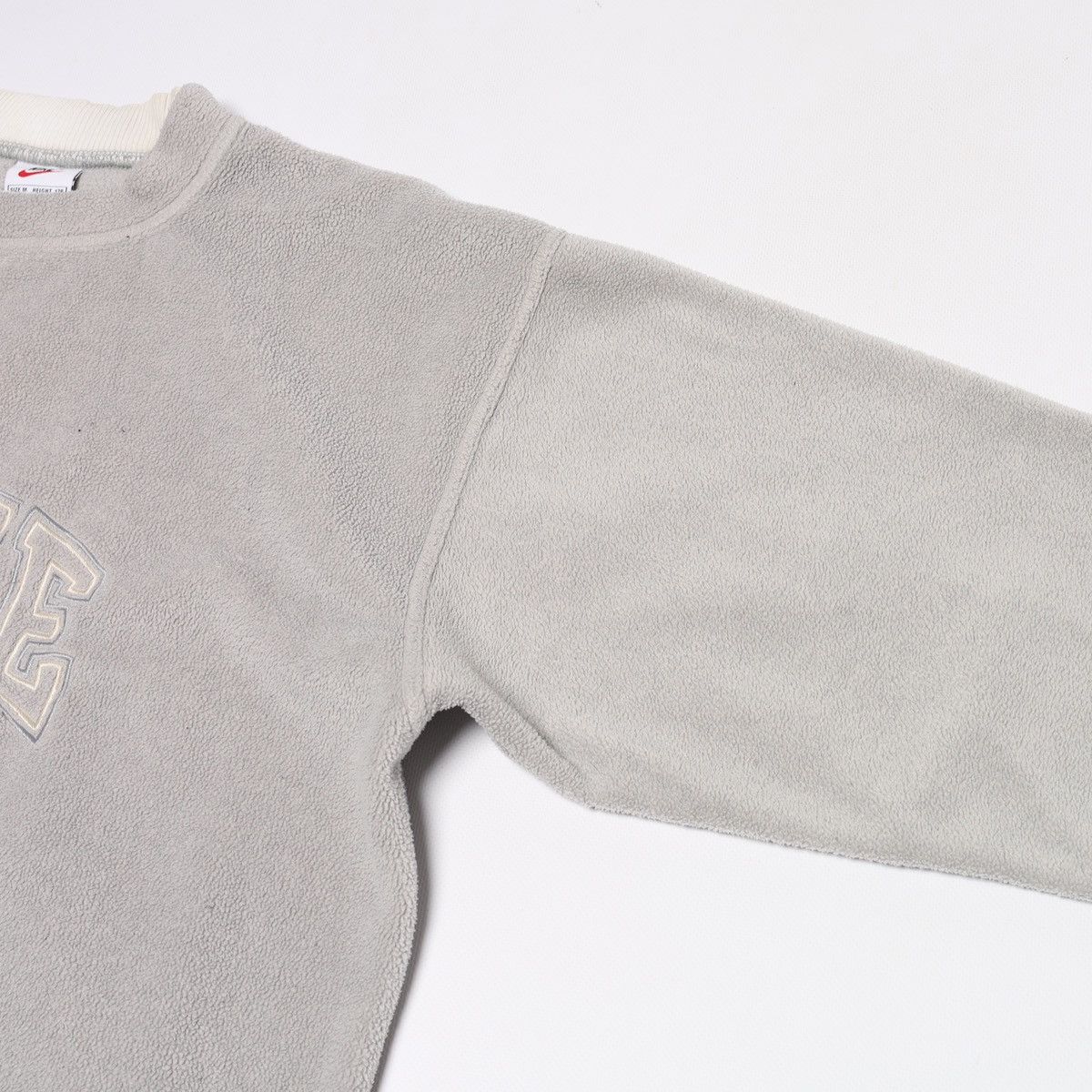 Nike Nike Gray Fleece Sport Sweatshirt Vintage Big Center Logo 90 Size US M / EU 48-50 / 2 - 5 Thumbnail