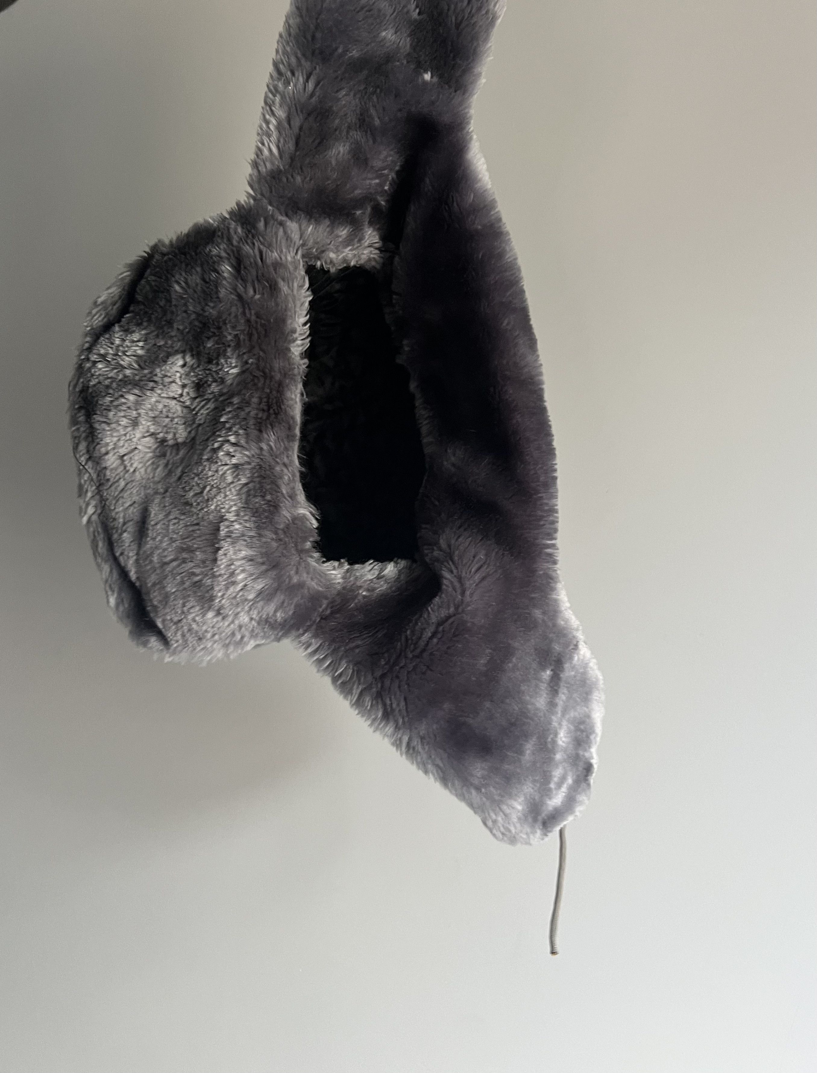 Japanese Brand Vintage Y2K Faux Fur Mohair Ushanka Trapper Hat Size ONE SIZE - 7 Thumbnail