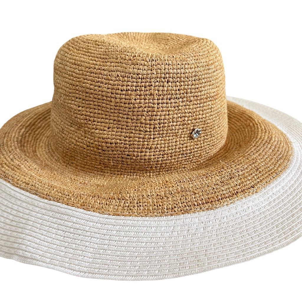 Other florabella Lucia Brim Sunhat in Natural & White Size ONE SIZE - 5 Thumbnail