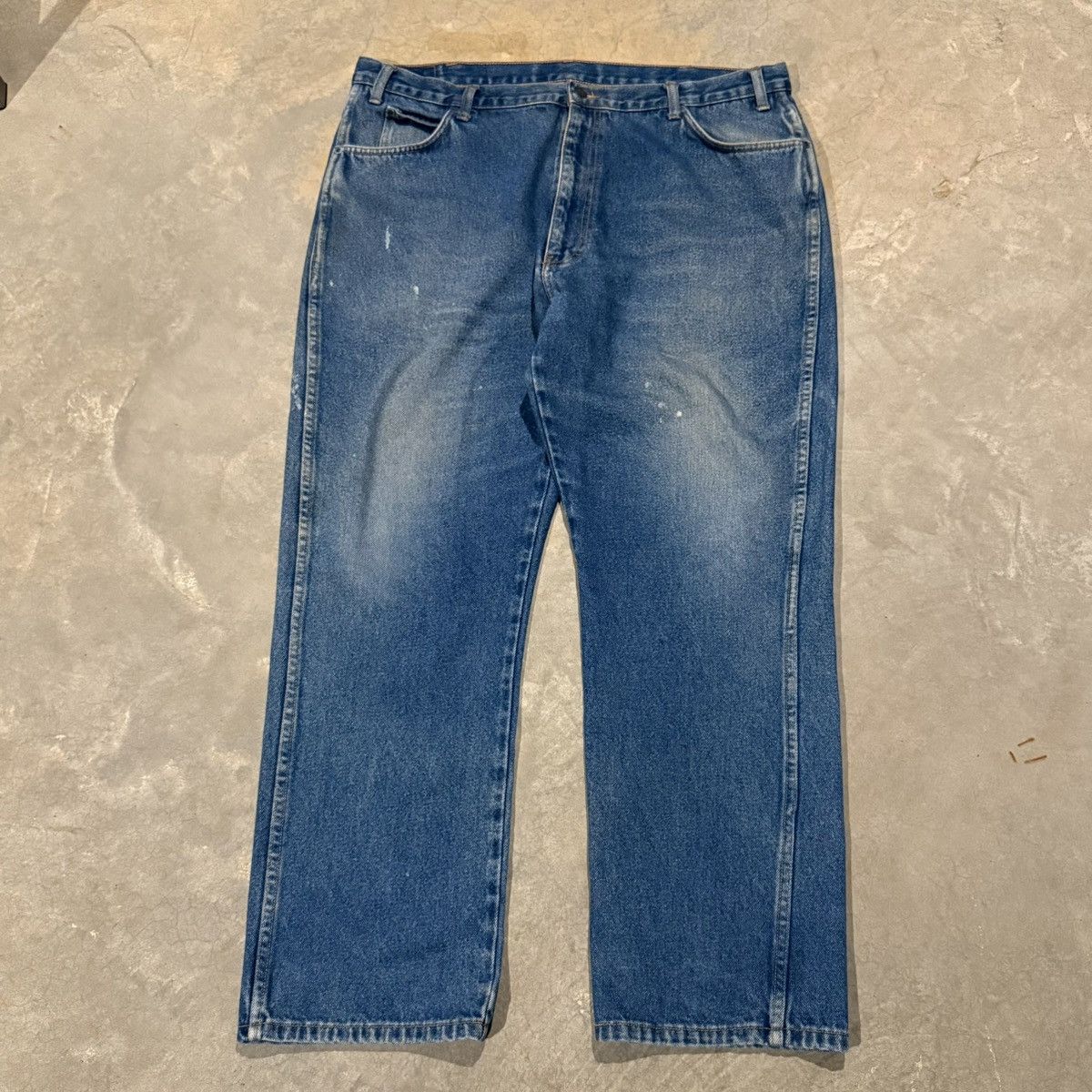 Dickies Vtg 2000s Dickies Faded Distressed Painted Jeans ERD Grunge Size US 40 / EU 56 - 2 Thumbnail