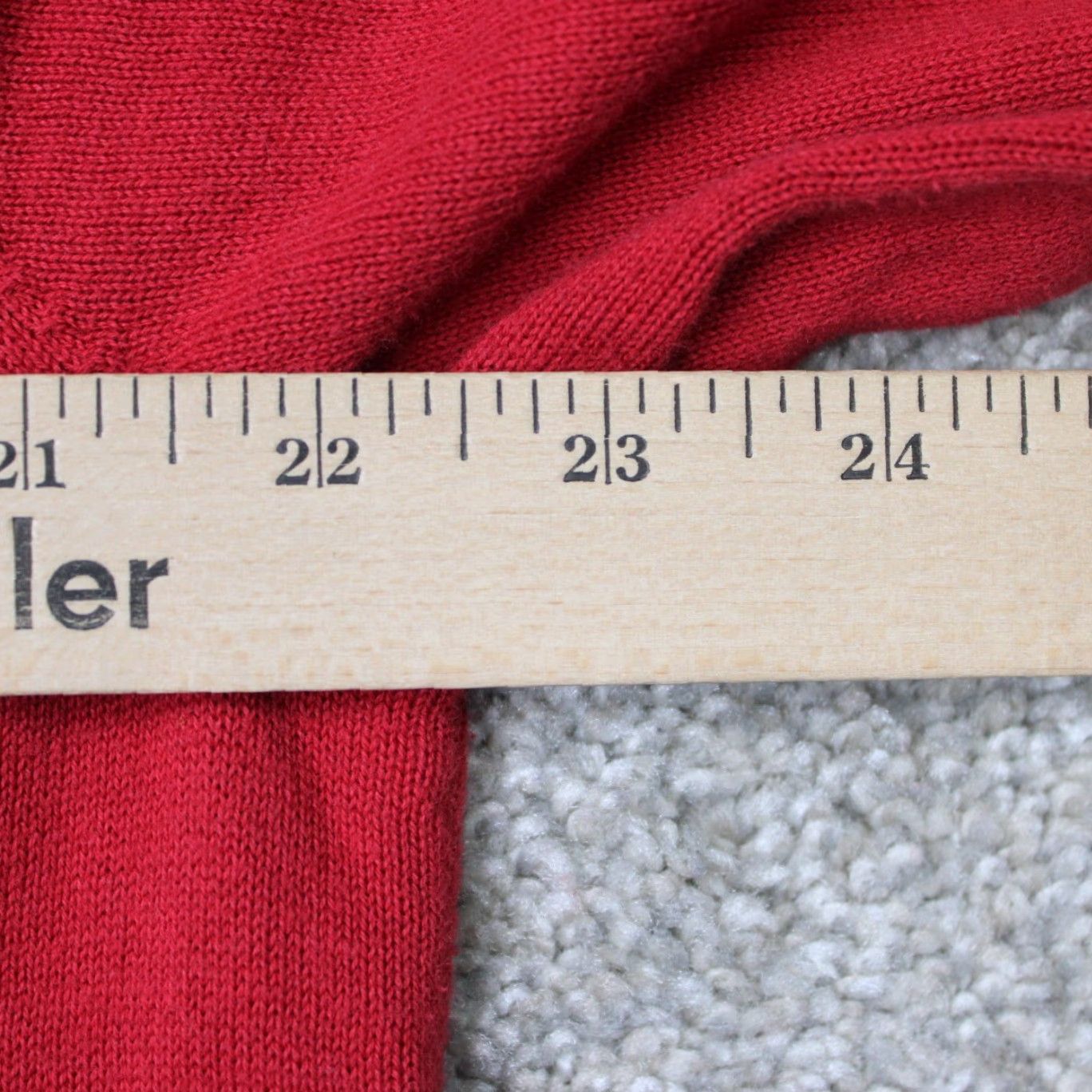 Brooks Brothers Brooks Brothers Sweater Mens XL Red V-Neck 100% Cotton Ribbed Pullover Knit Cardigan? Size US XL / EU 56 / 4 - 7 Thumbnail