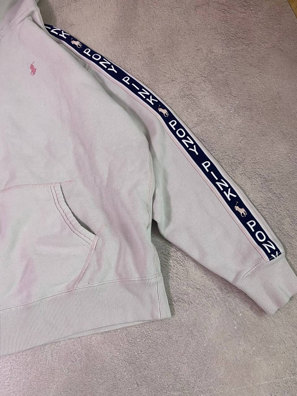 Polo Ralph Lauren × Vintage Polo Ralph Lauren Pink Pony distressed hoodie Size US L / EU 52-54 / 3 - 3 Thumbnail