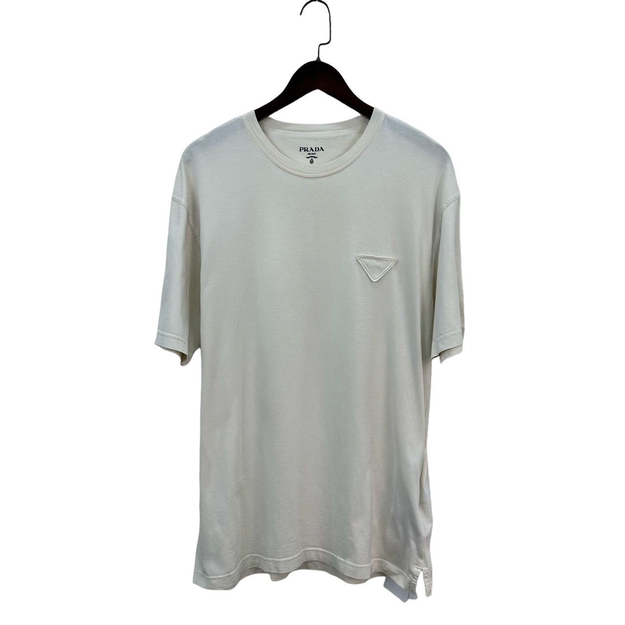 Prada Prada Triangle Logo T-Shirt XL Size US XL / EU 56 / 4 - 1 Thumbnail
