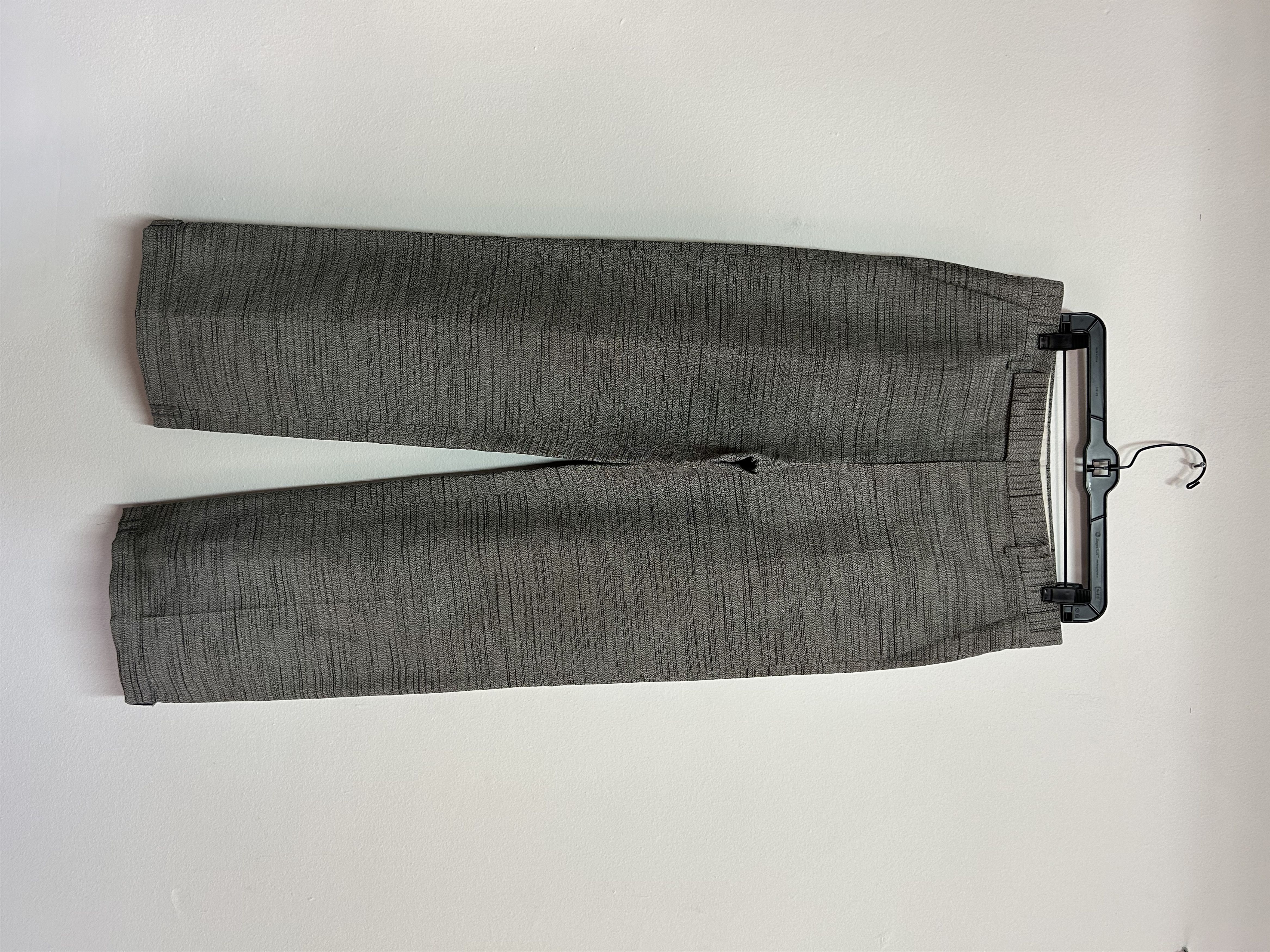 image of Rick Owens Baggy Dress Pants in Grey/Black/White, Men's (Size 32)