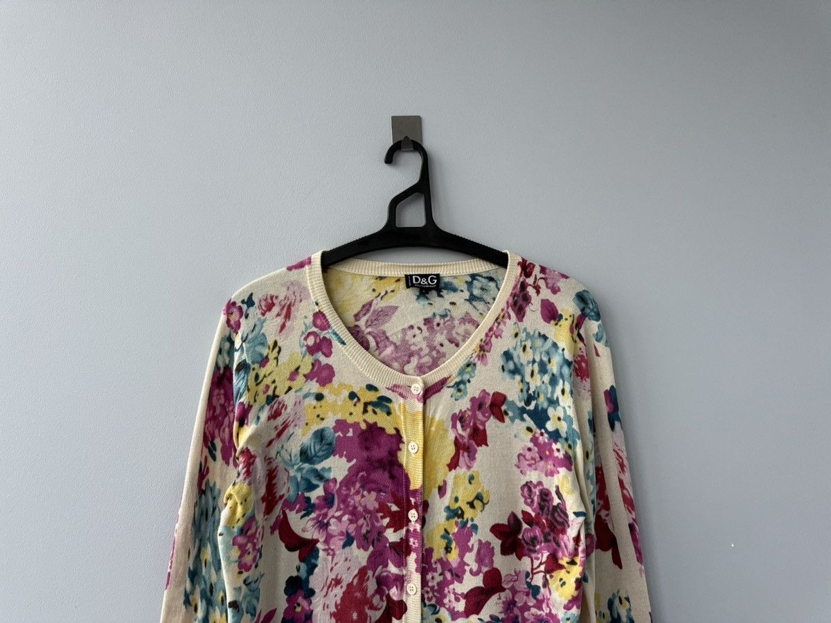 Dolce & Gabbana Dolce&Gabbana Flowers Cadigan Size M / US 6-8 / IT 42-44 - 2 Thumbnail