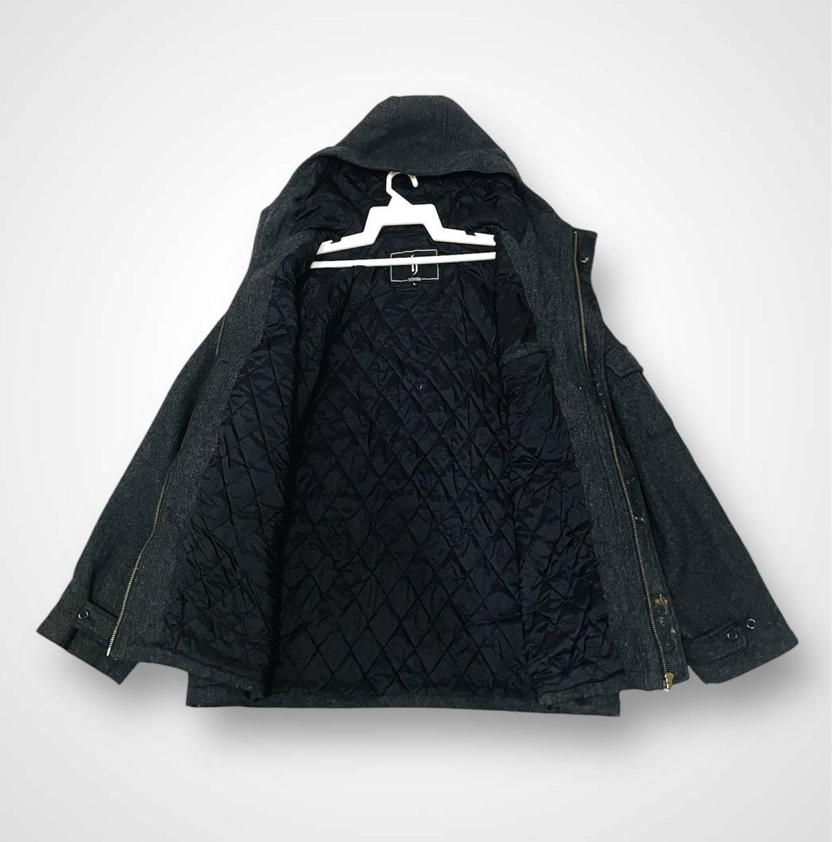 Japanese Brand Dj Honda Wool Hoodie Jacket Size US XL / EU 56 / 4 - 4 Thumbnail