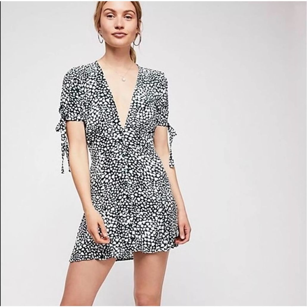 Anthropologie Anthropologie Rue Stiic XS Green White Laguna Heart Print Bu Size XS / US 0-2 / IT 36-38 - 1 Thumbnail